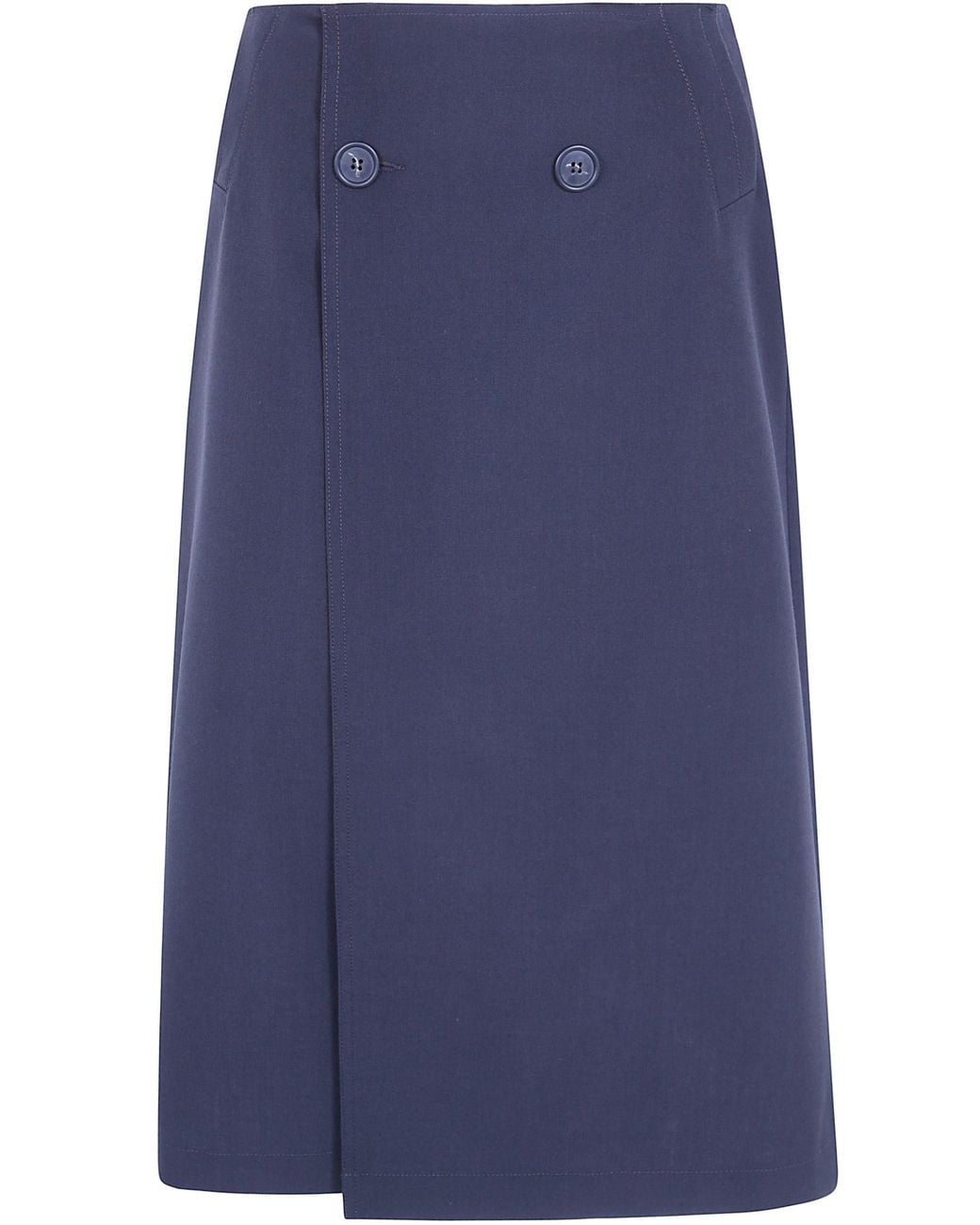 MM6 by Maison Margiela Blue Skirt Flared Midi