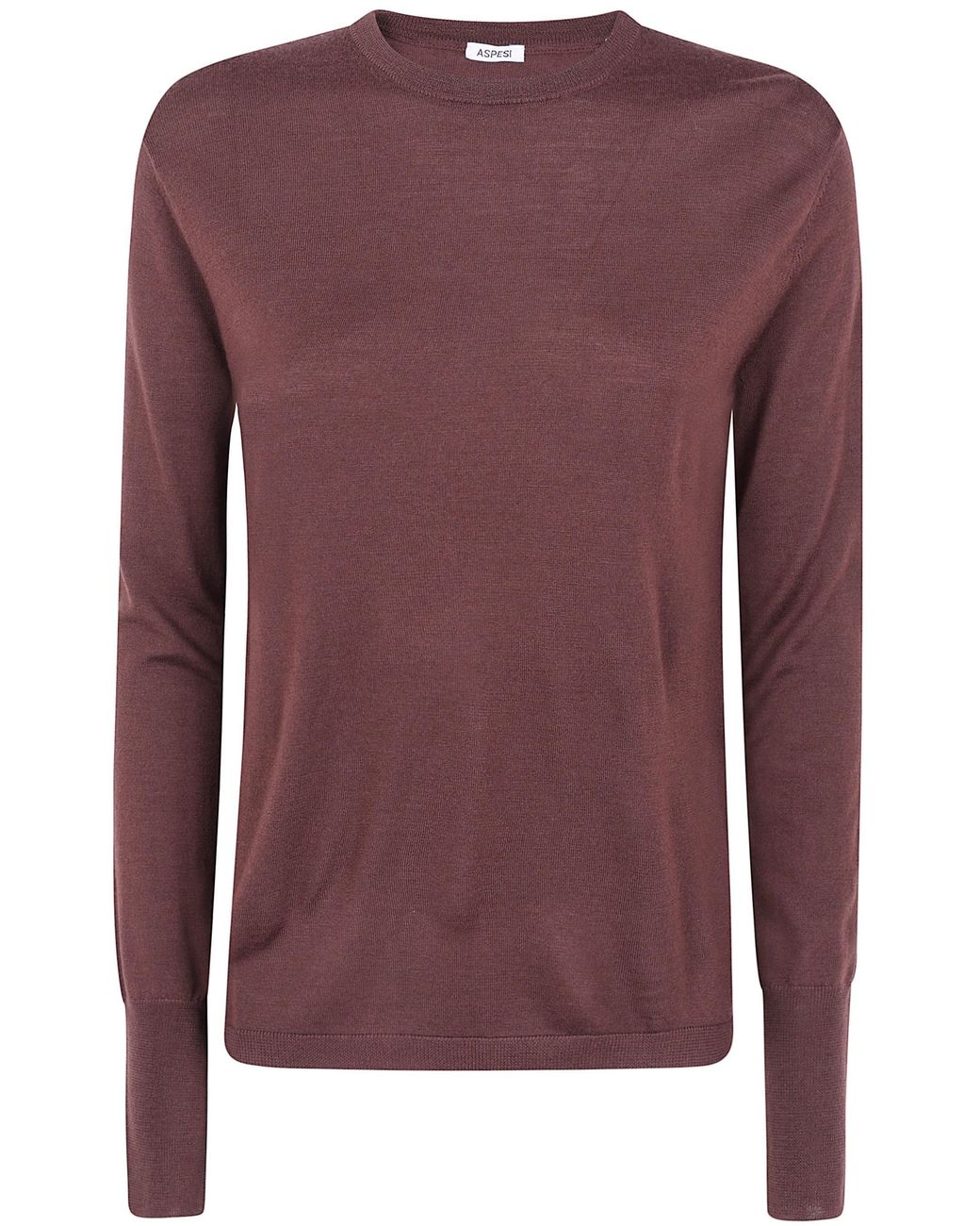 Aspesi Purple Round Neck Sweater