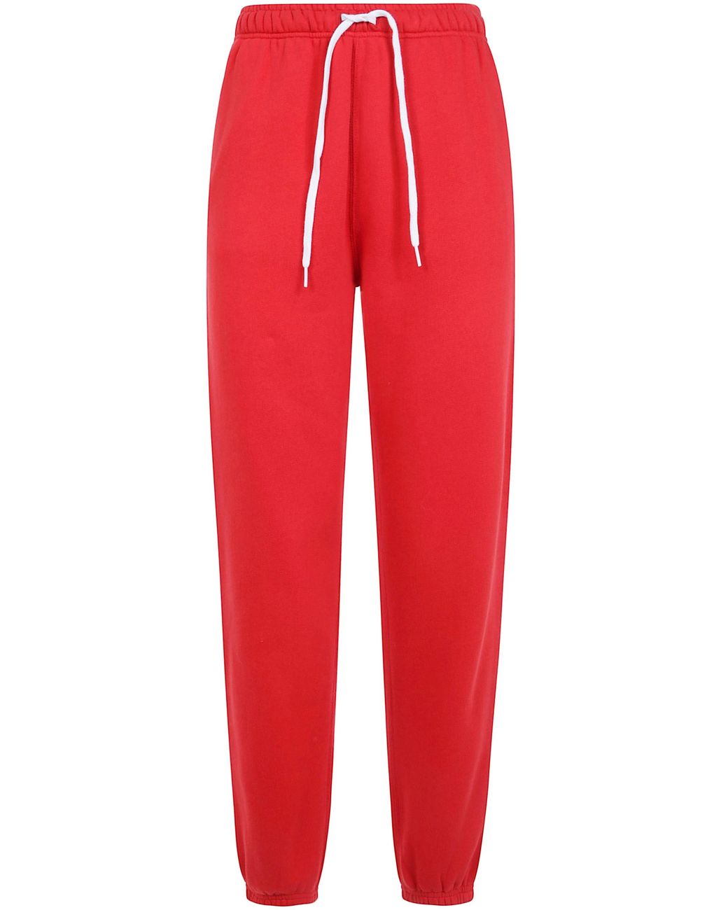 Polo Ralph Lauren Red Knit Jogger Pants