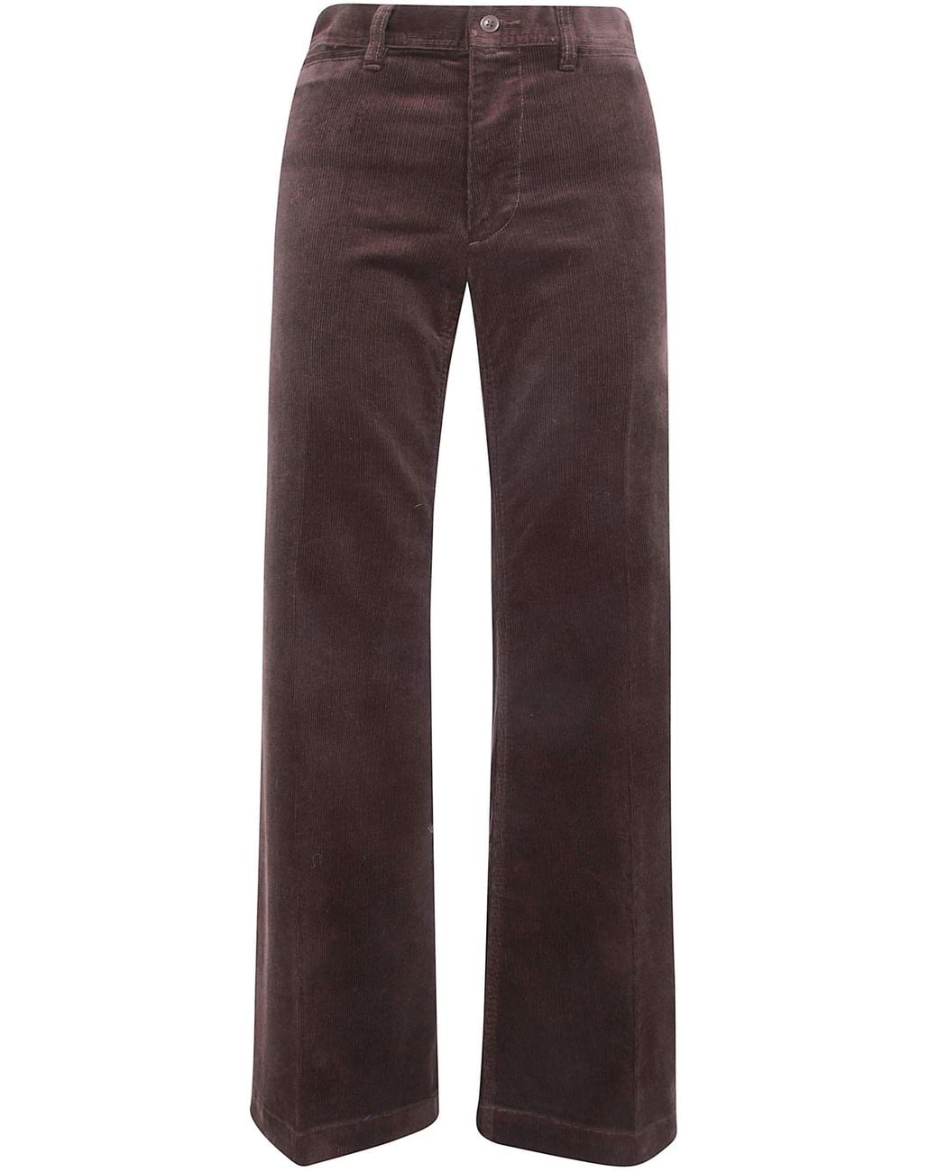 Polo Ralph Lauren Brown Flare Pants "Woven Flare Pants"