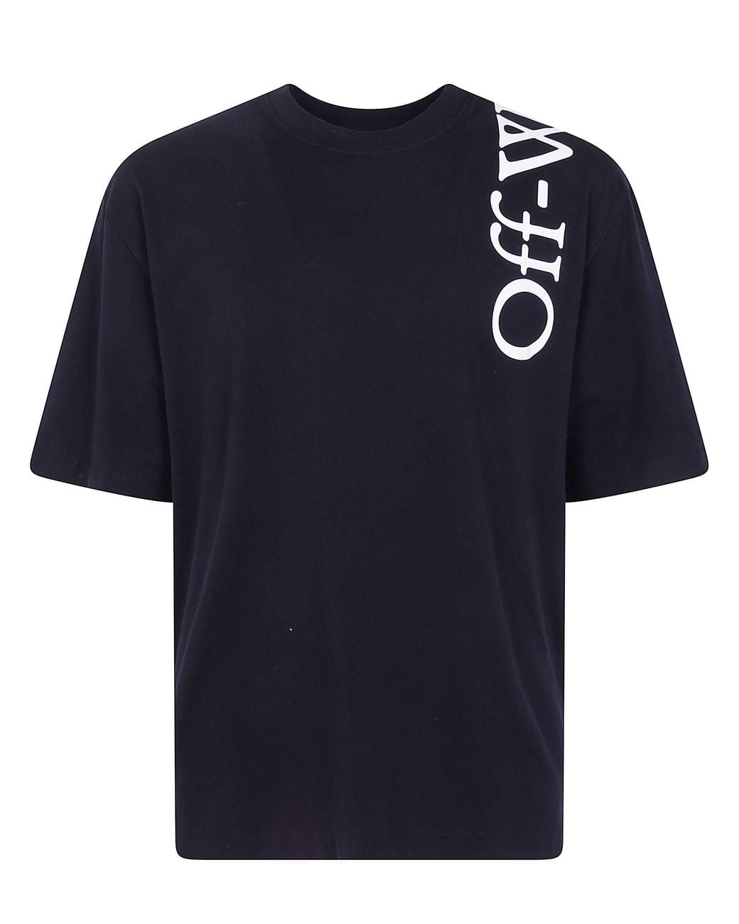 Off-White c/o Virgil Abloh Blue T-Shirt Short Sleeves "Vertical Bookish Skate"