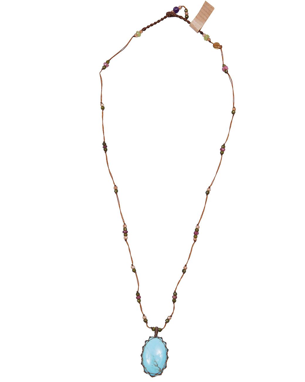 Sharing Blue Tibetan Pendant Necklace