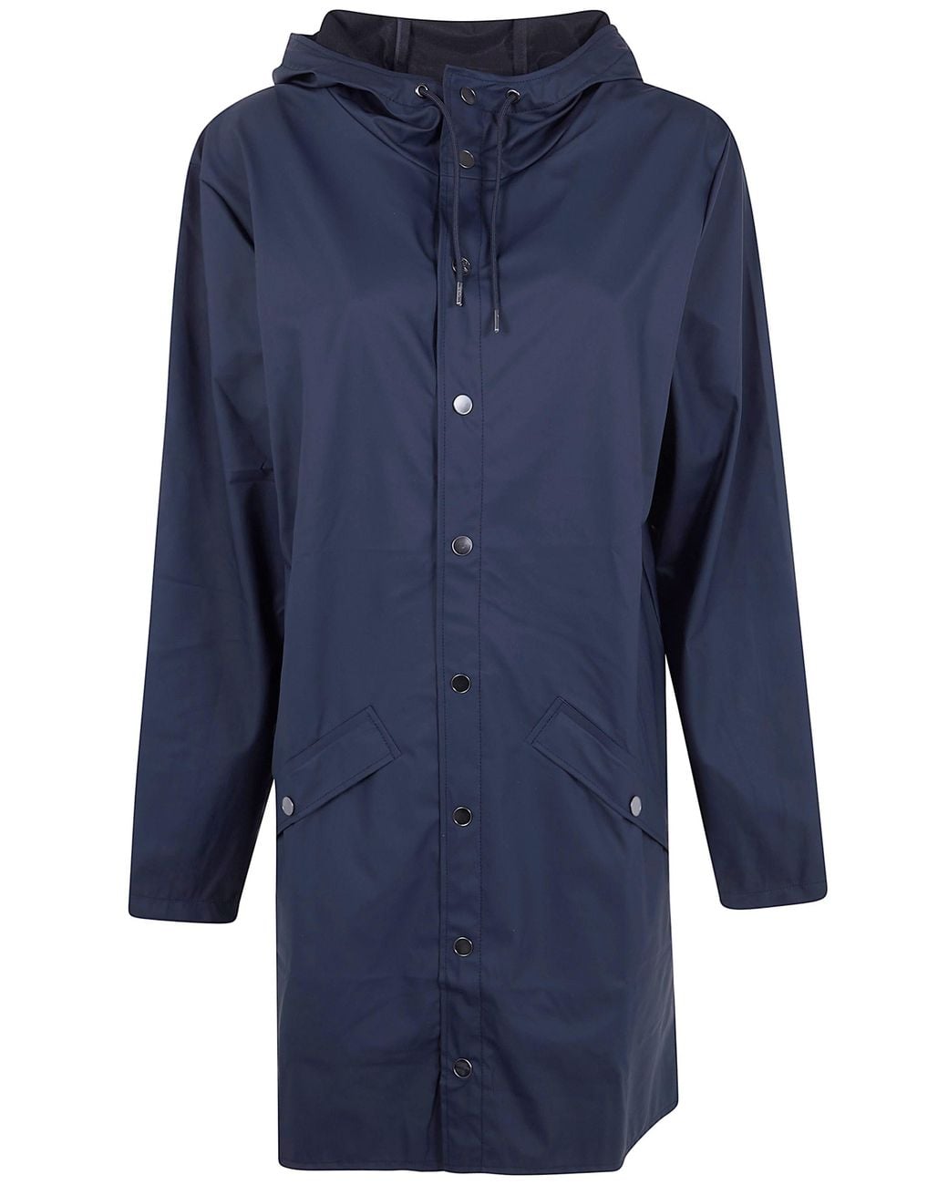 Rains Blue "W3" Long Jacket