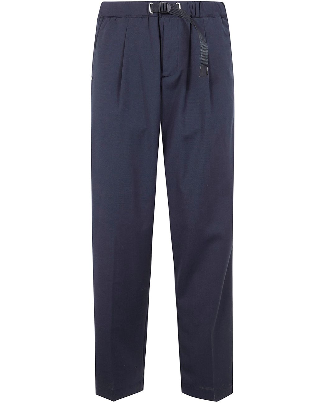 White Sand Blue Long Trousers for men