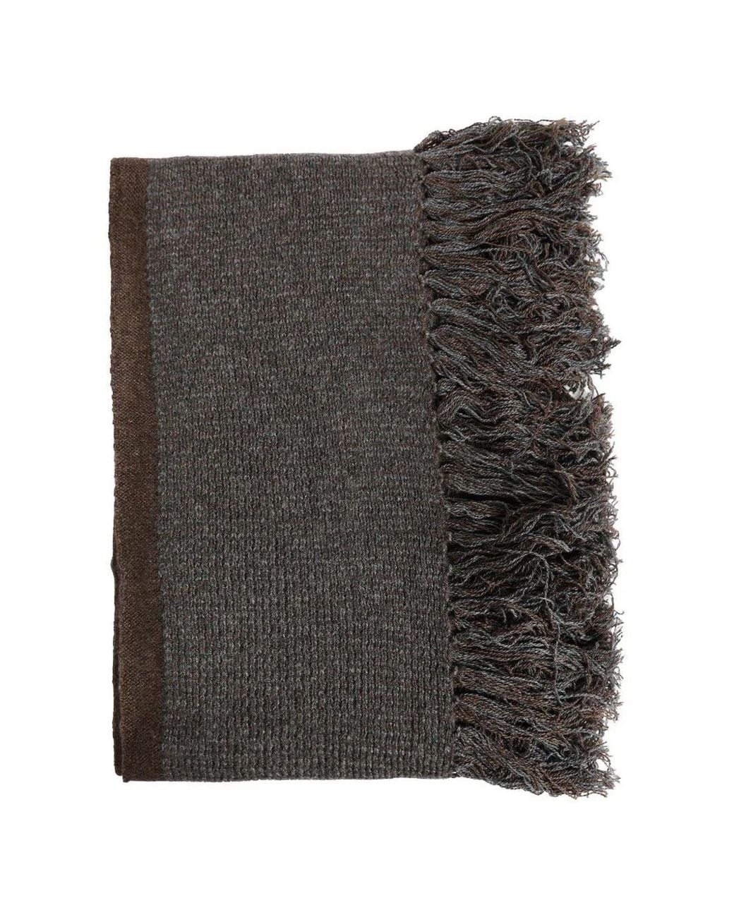 Sciarpa Lunga Con Nappe di Ziggy Chen in Black