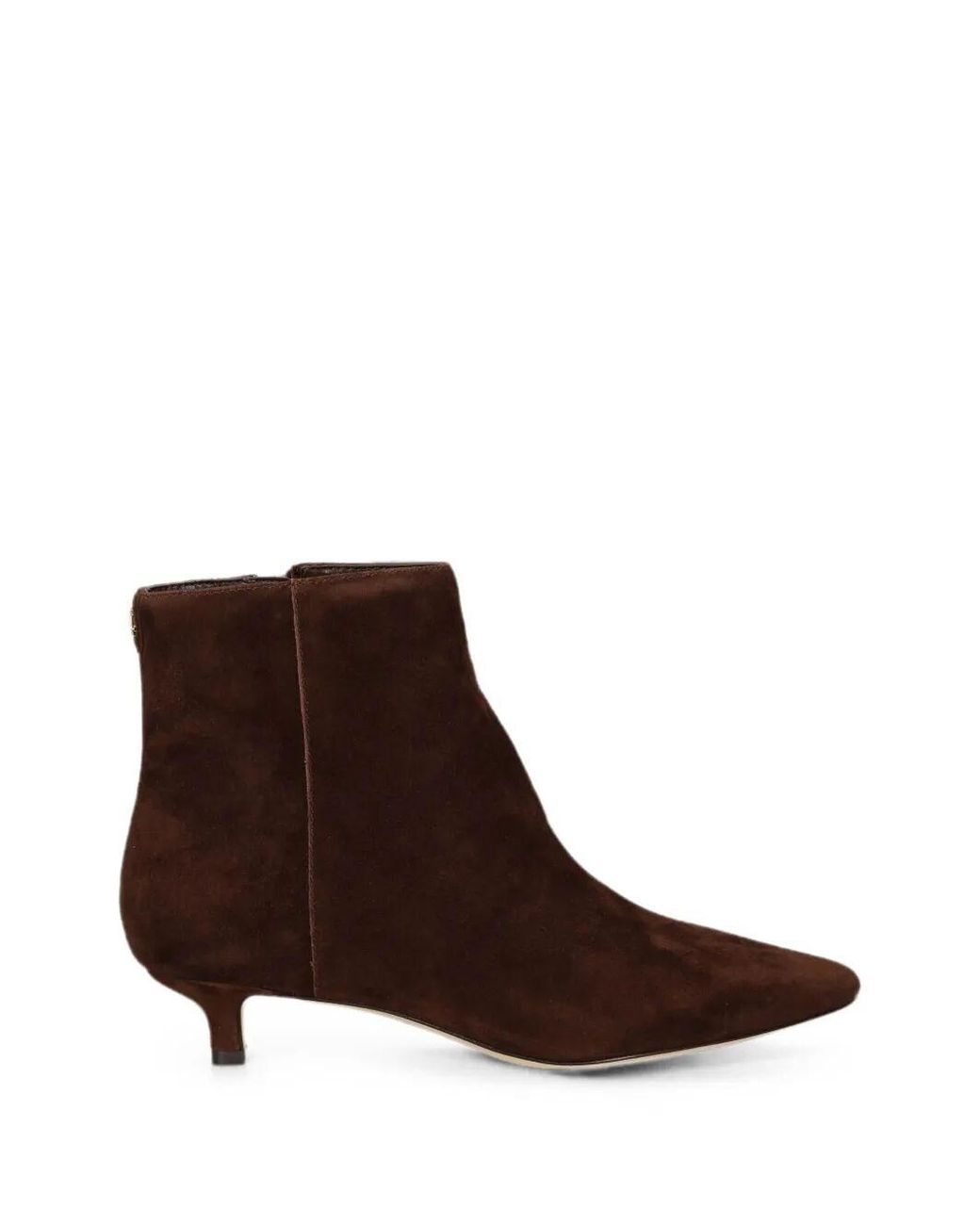 Ralph Lauren Brown "Frncsa" Heeled Ankle Bootie