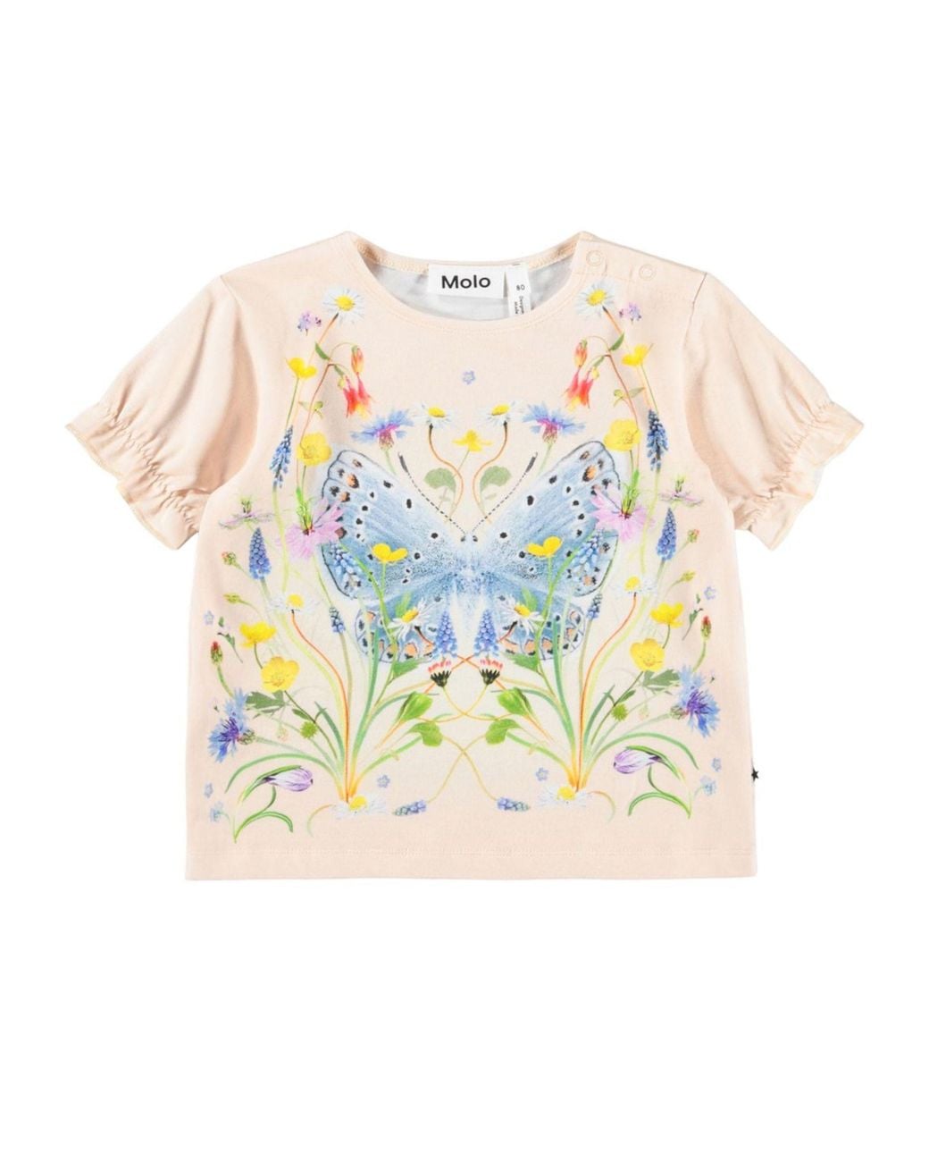 Molo White "Eline" Short Sleeves T-Shirt