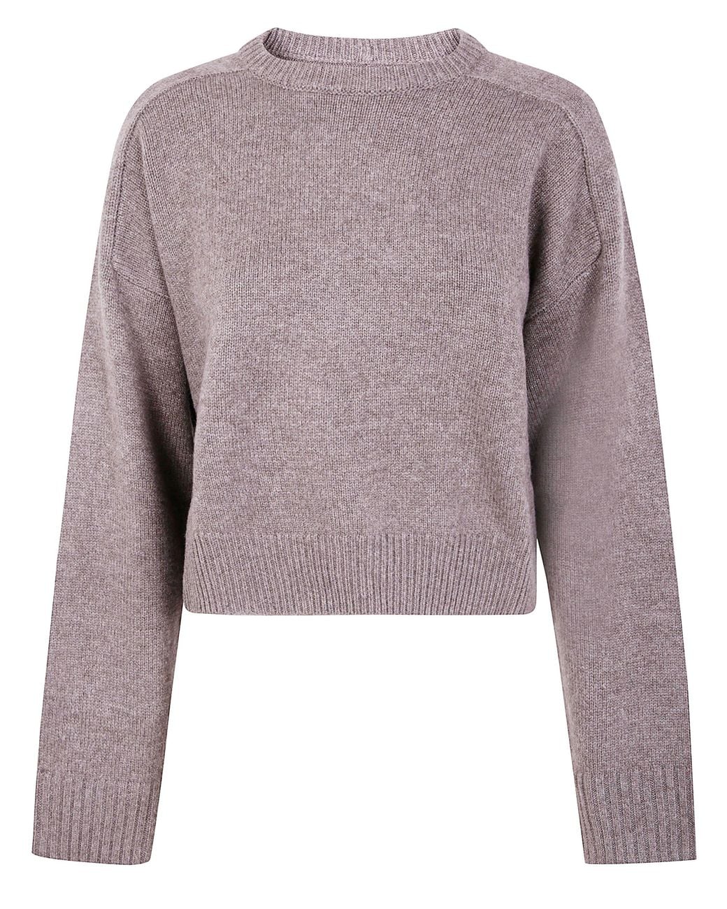 Loulou de Saison Brown 'Bruzzi' Lds Cropped Sweater