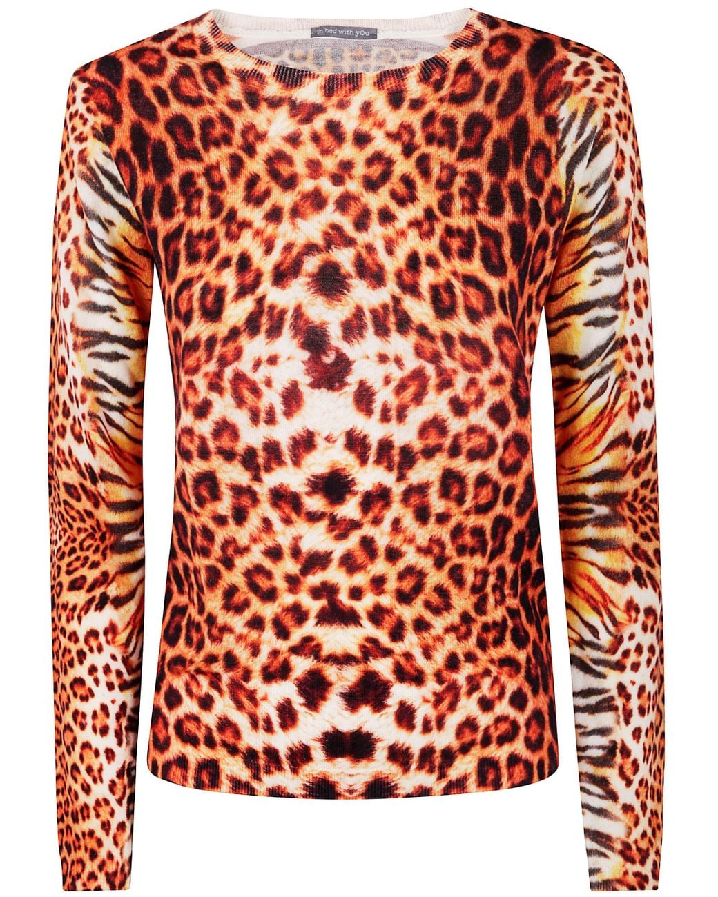 In bed with You Red Boatneck Printed Jumper