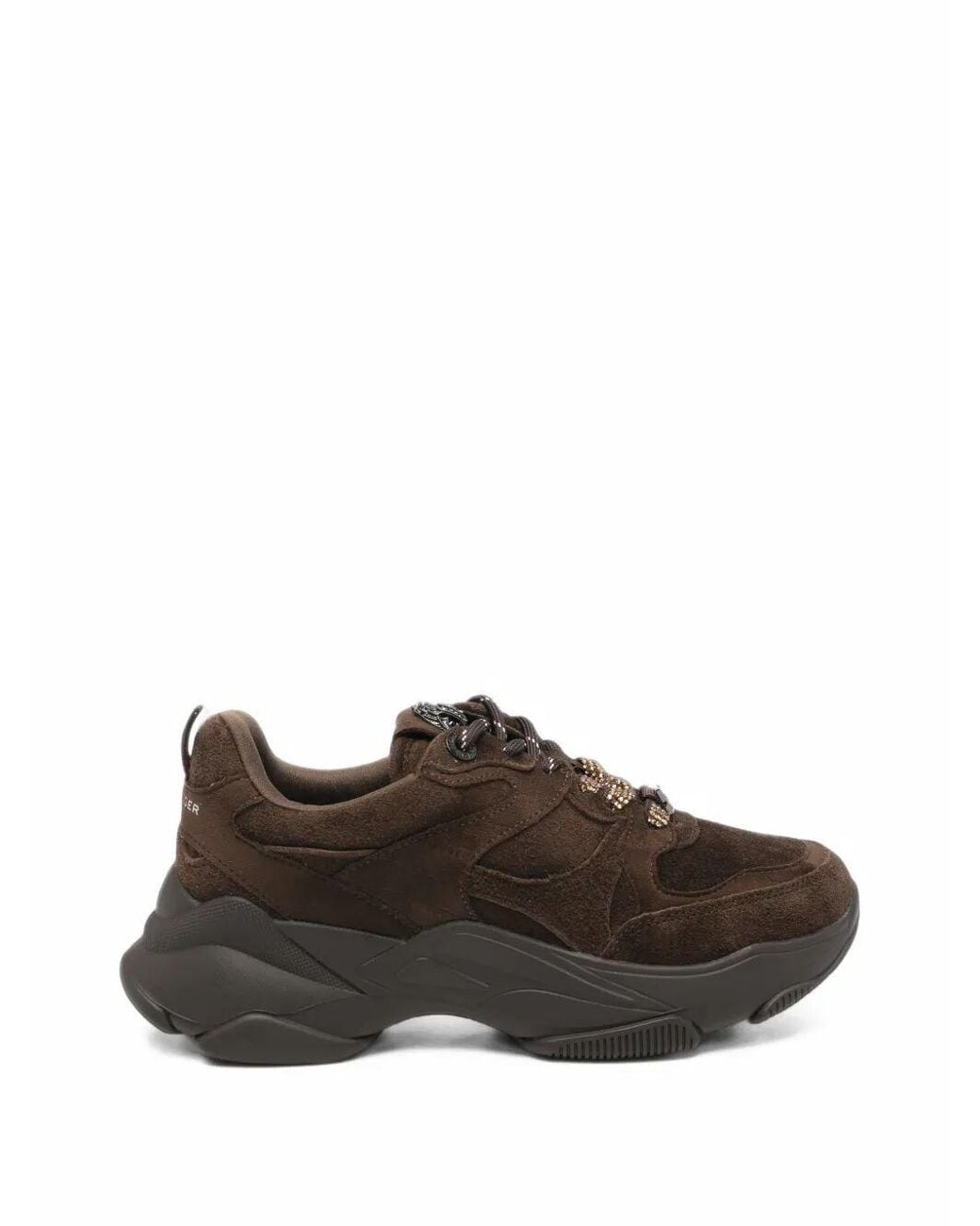 Kurt Geiger Brown Runner Sneakers "Shine"