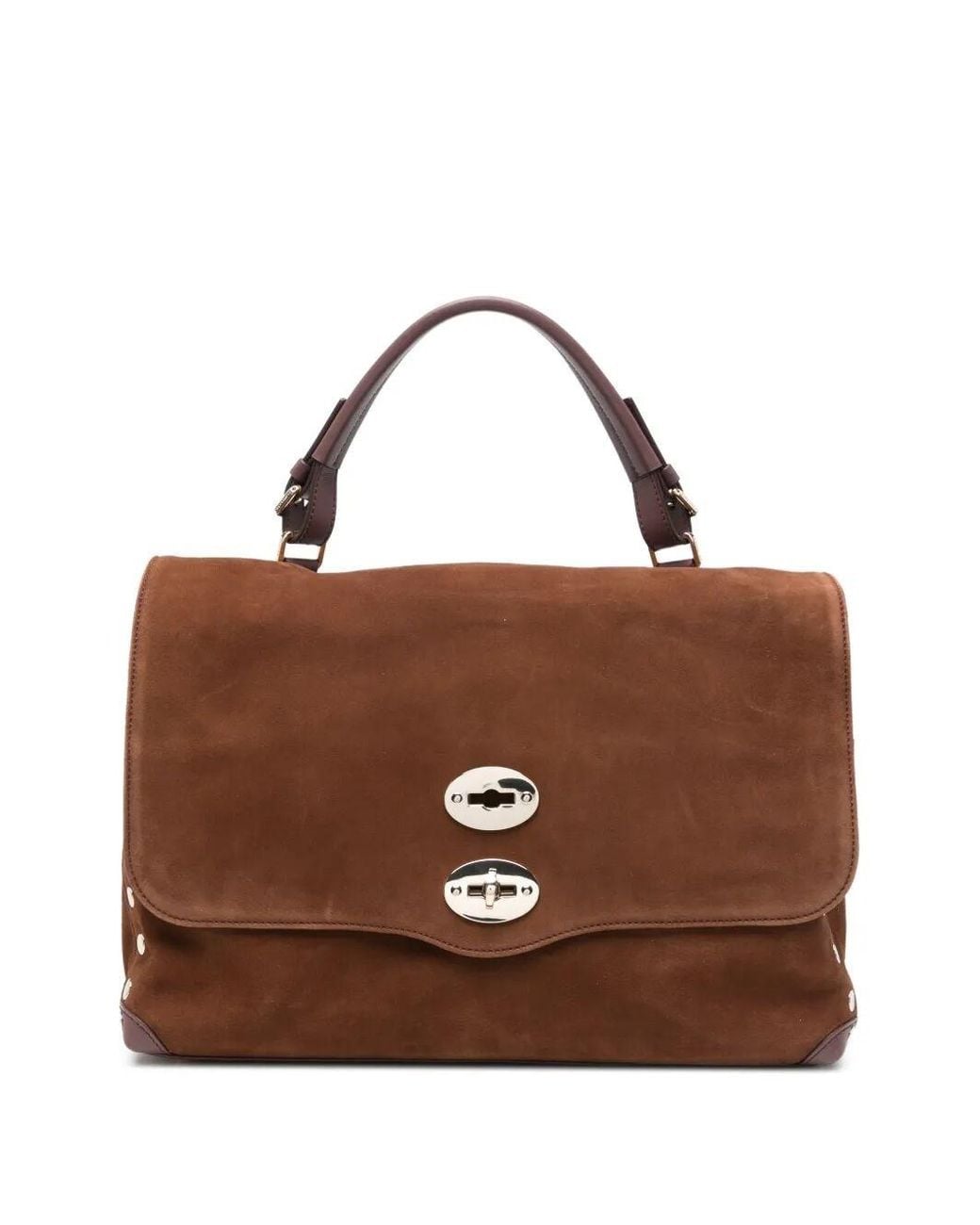 Zanellato Brown Medium Messenger Bag "Postina Zashmere"