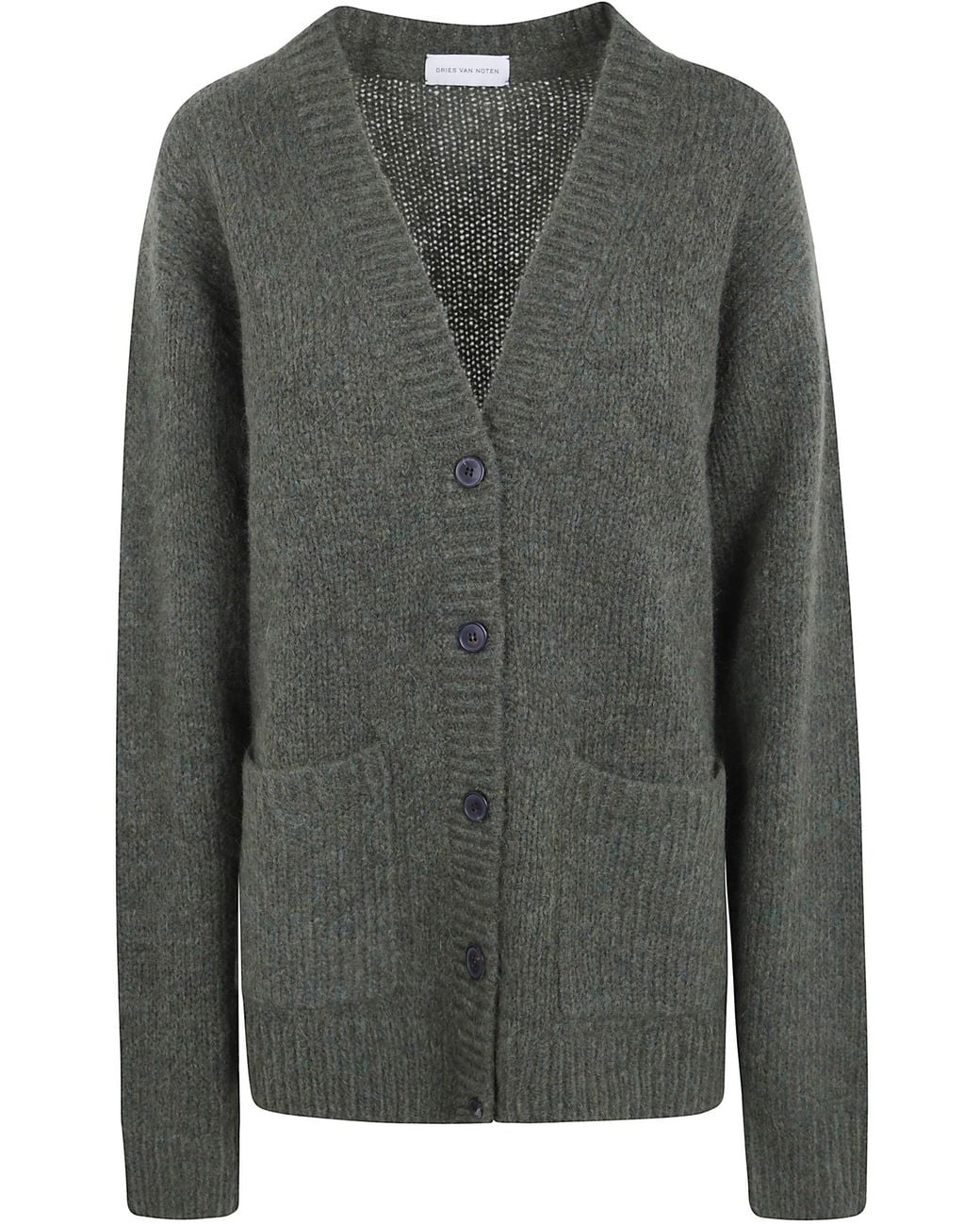 Dries Van Noten Gray Cardigan Forest "Tokas"