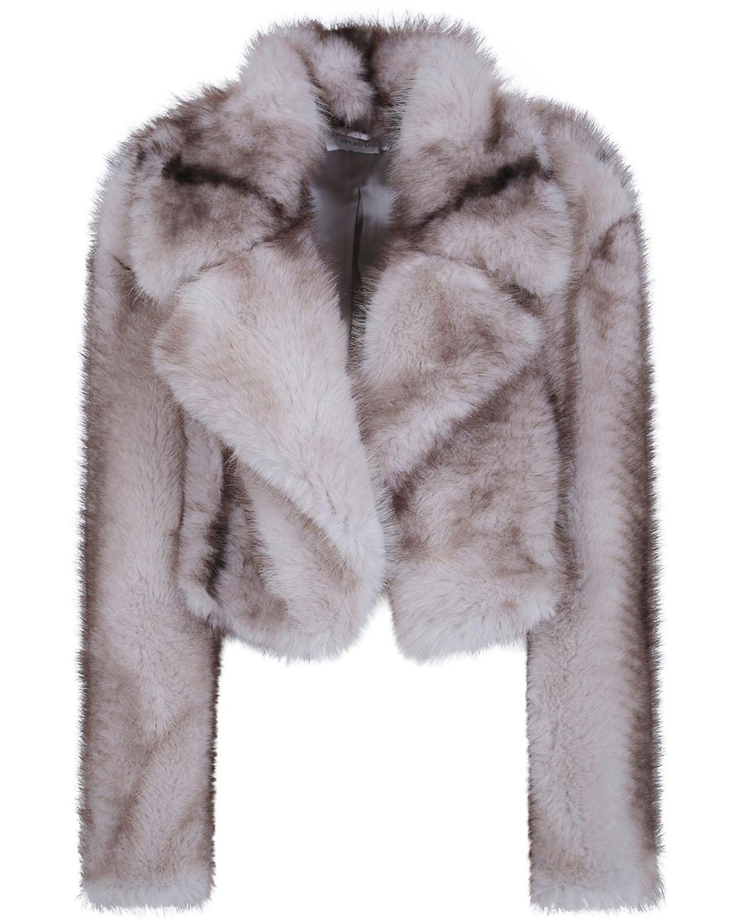 Max Mara Gray Coat Eco Fur "Quantum"
