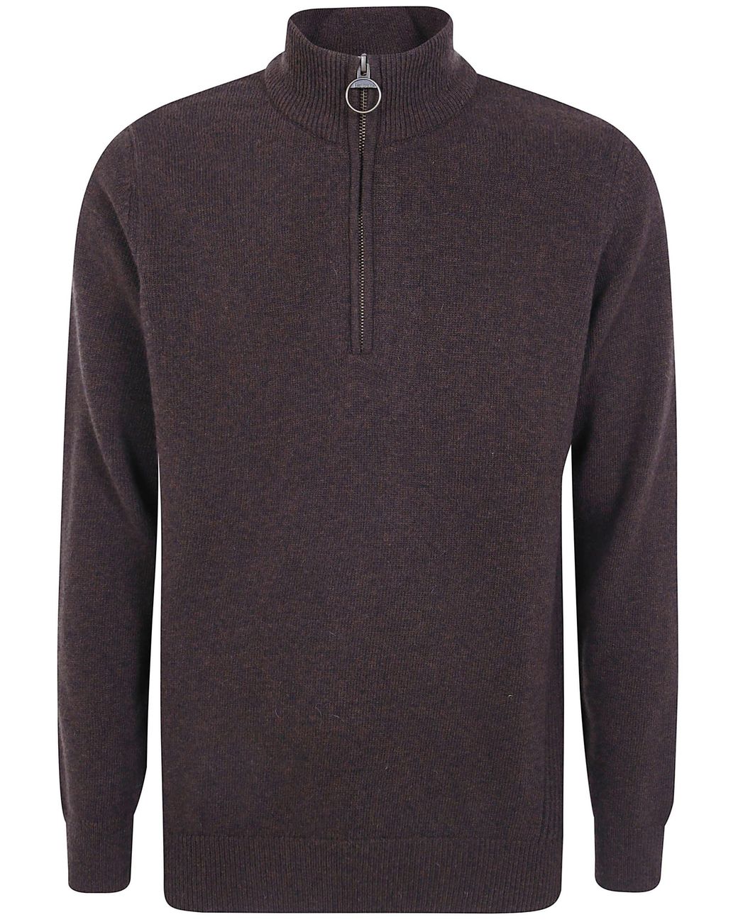 Barbour Blue "Holden" Half Zip Knitwear for men