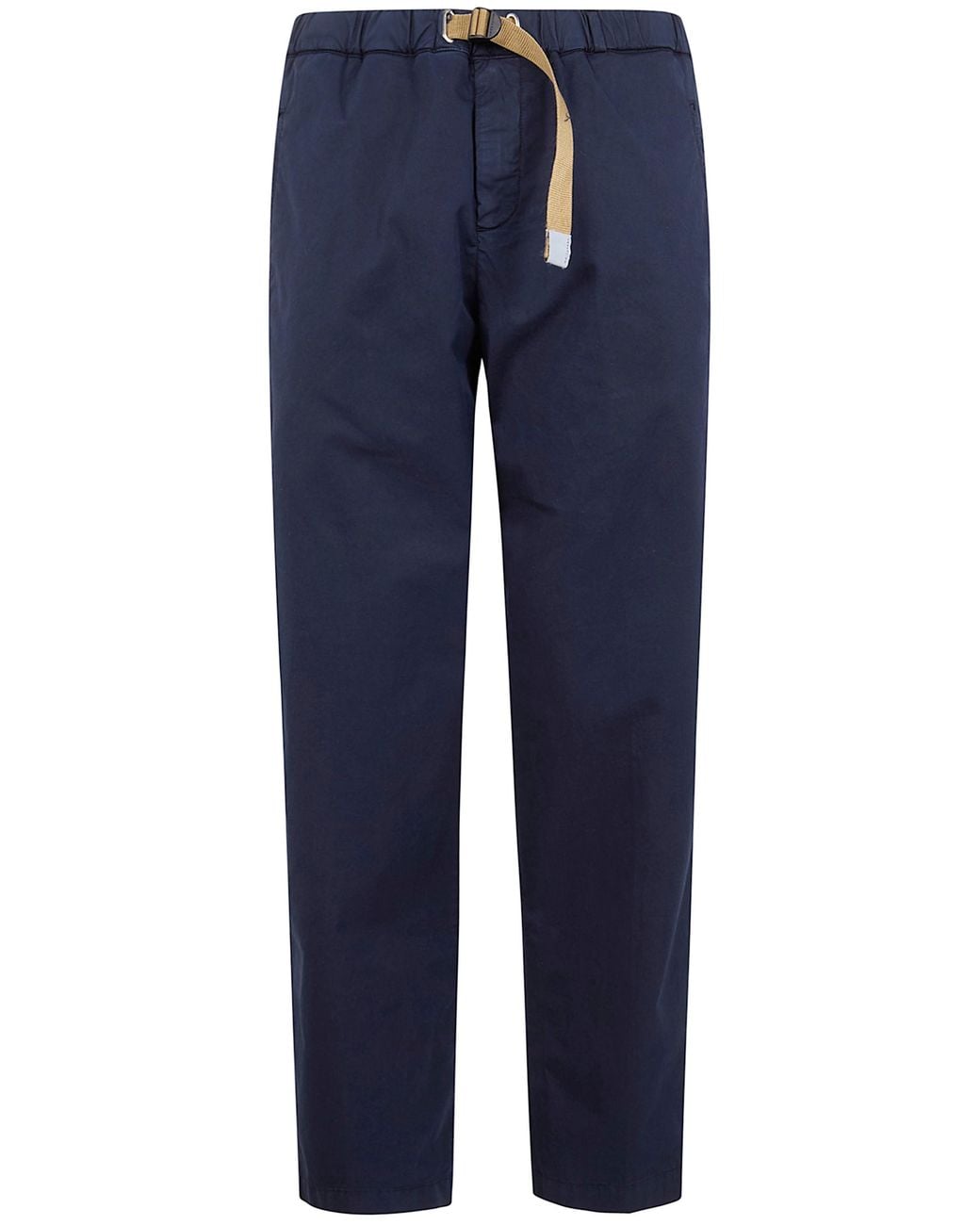 White Sand Blue Long Trousers for men