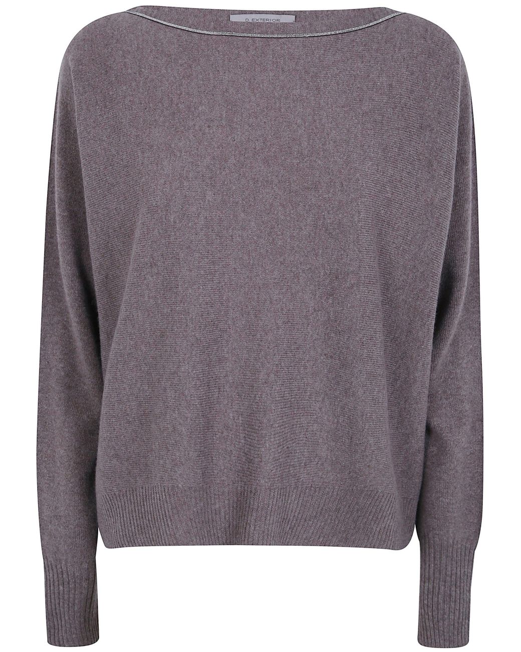 D.exterior Gray D. Exterior Sweater Round Neck "63115 12Vis Milk"