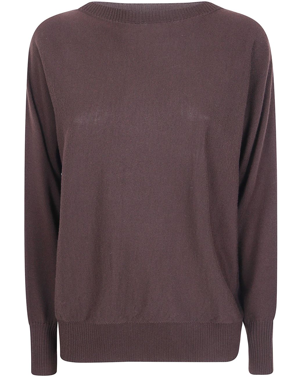 D.exterior Brown D. Exterior Sweater Merino Round Neck "Oversized Merino Round Neck"