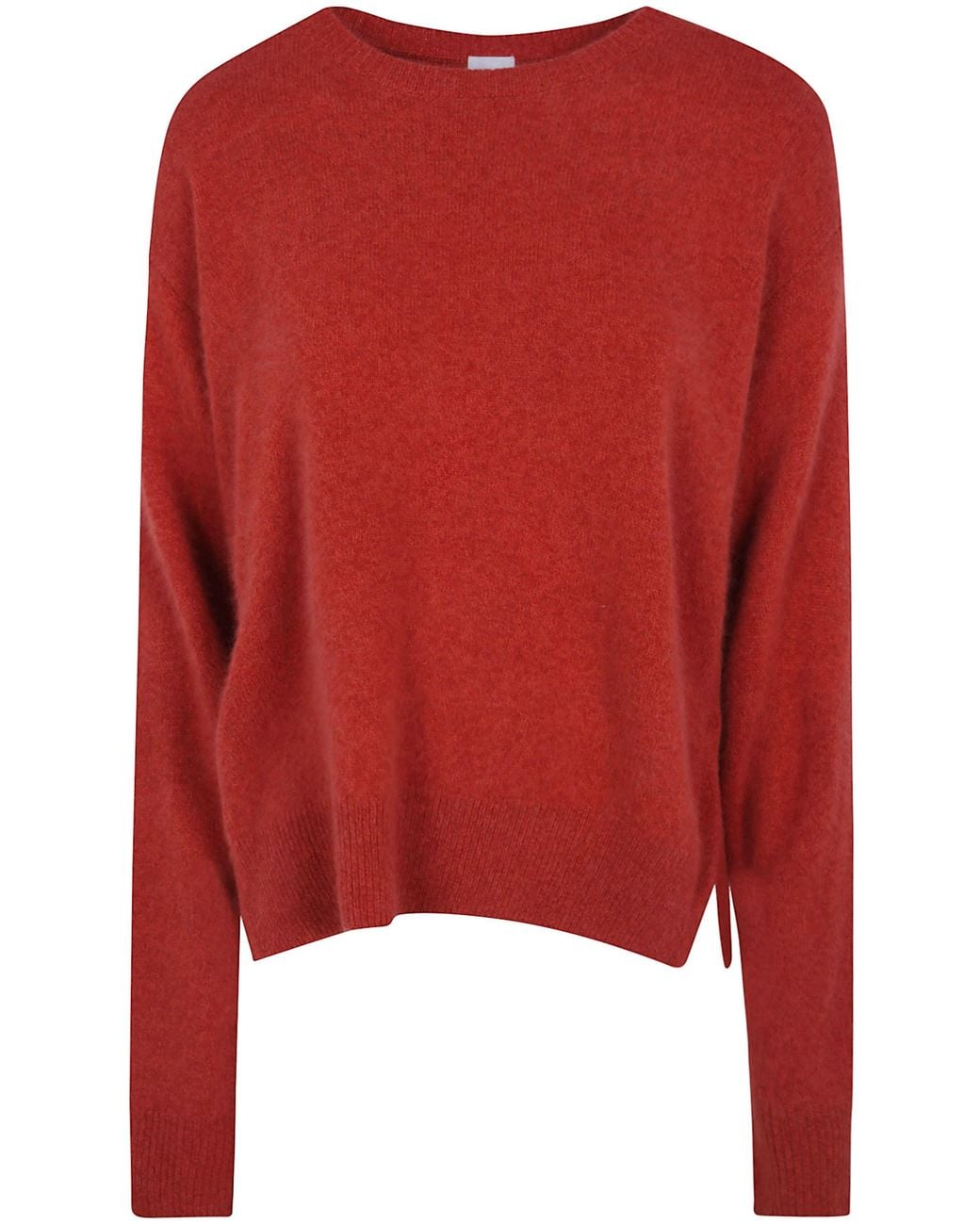 C.t. Plage Red C. T. Plage Round-Neck Sweater "Ladies Round Longsleeve Pullover"