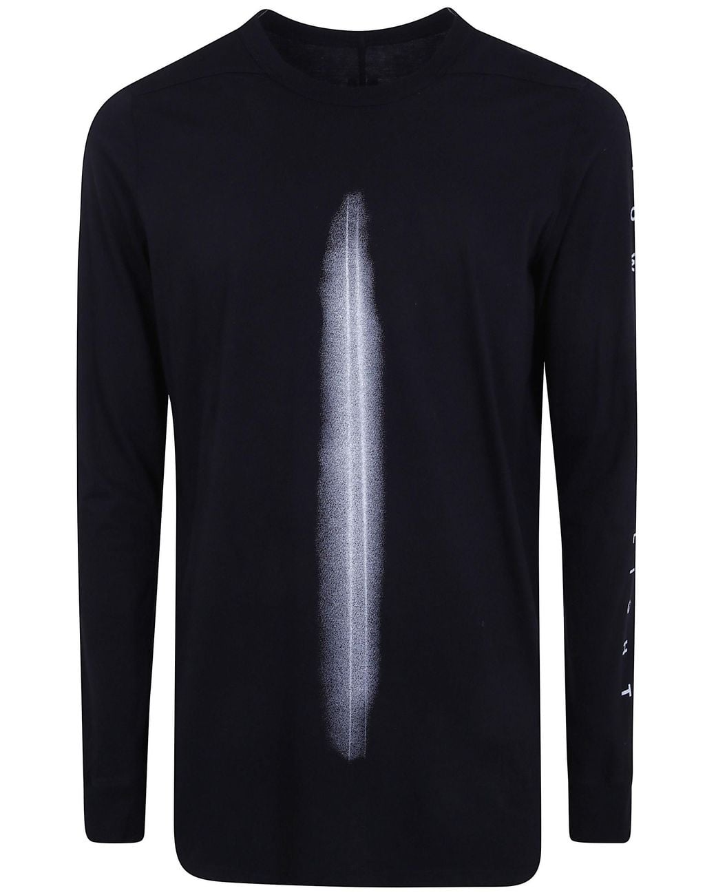 Rick Owens Blue Long-Sleeve T-Shirt "Level" for men