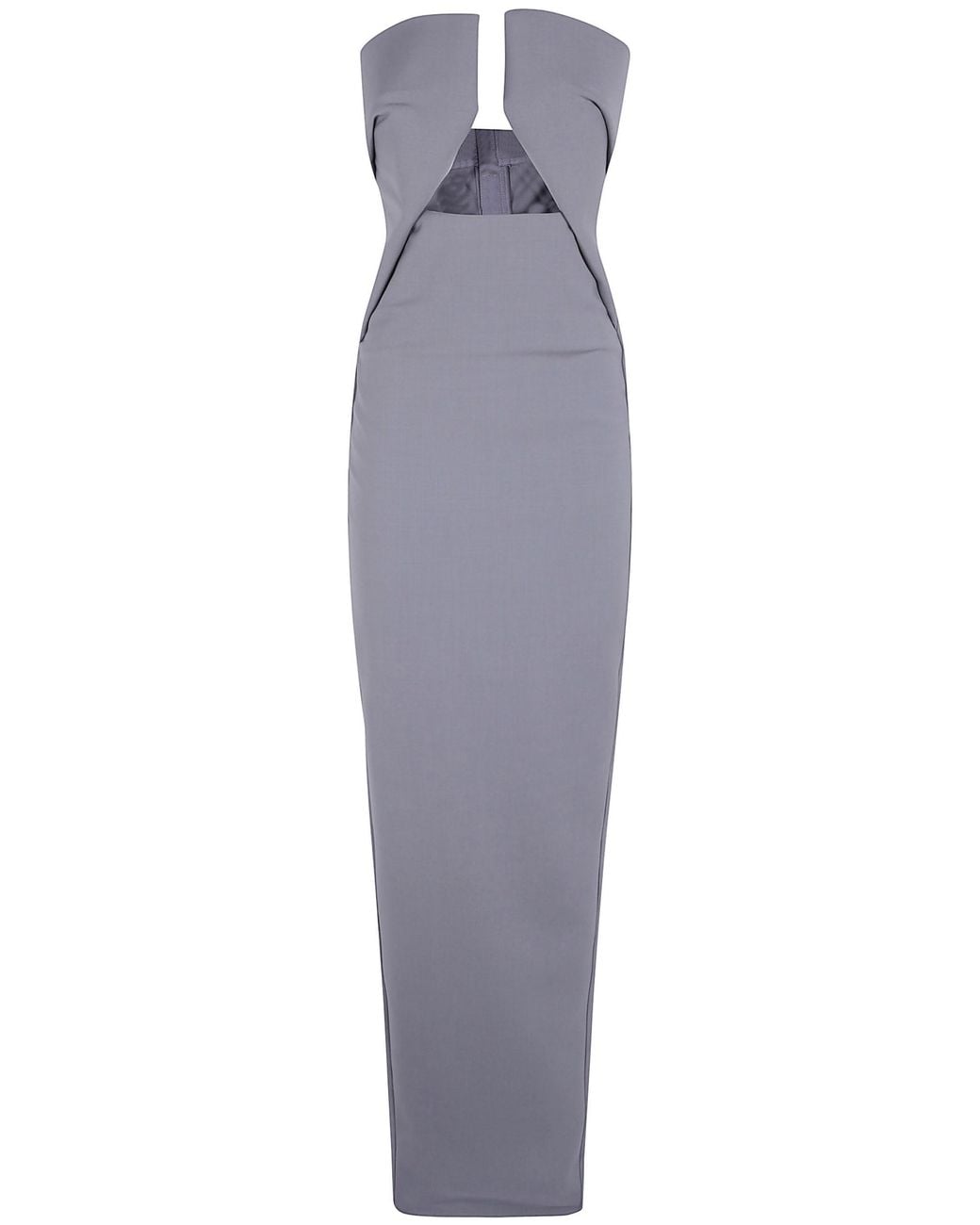 Rick Owens Purple "Prong Gown" Dress