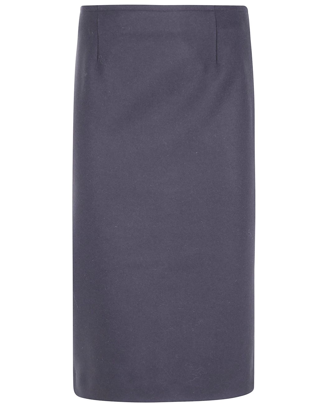 MM6 by Maison Margiela Blue Skirt Wool Blend "Midi Skirt"