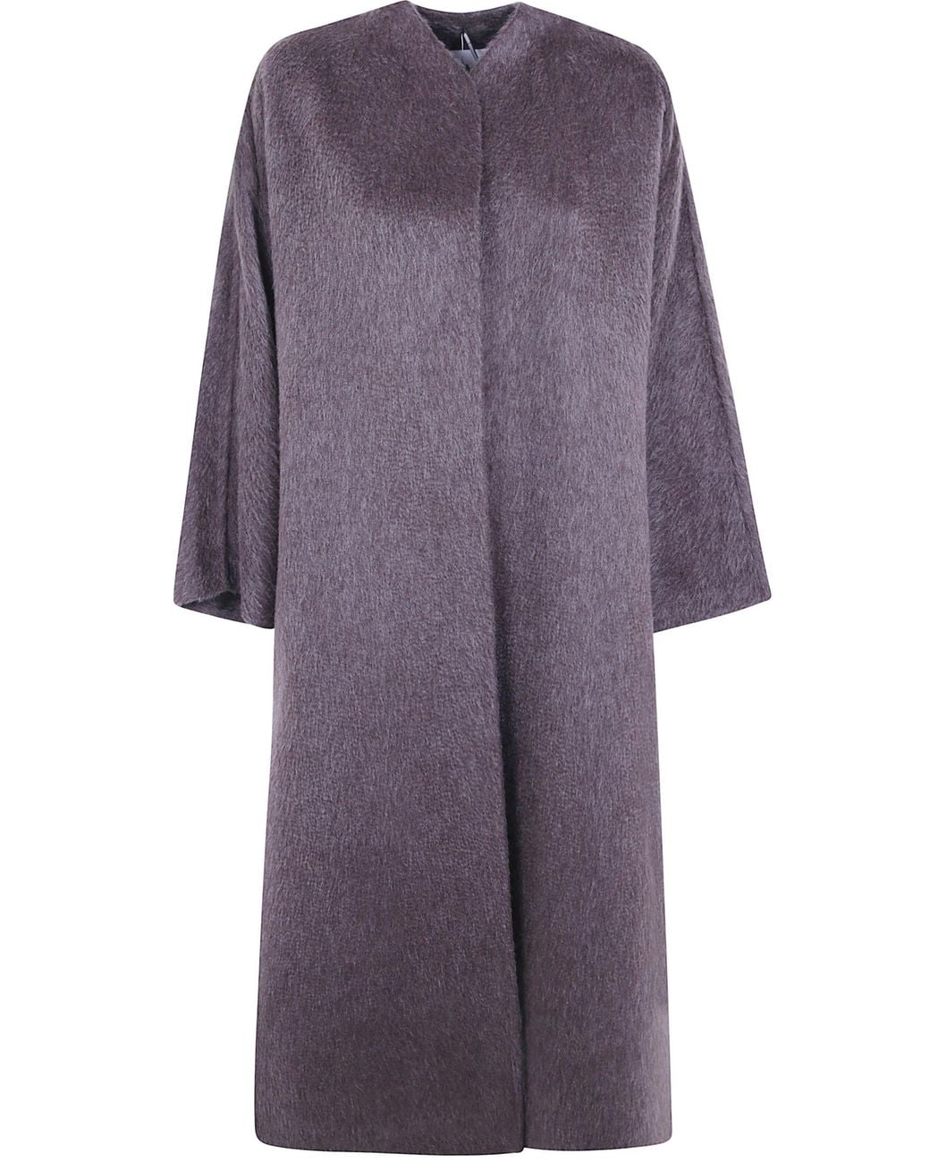 Max Mara Purple Oversized Coat "Mxs Febo"