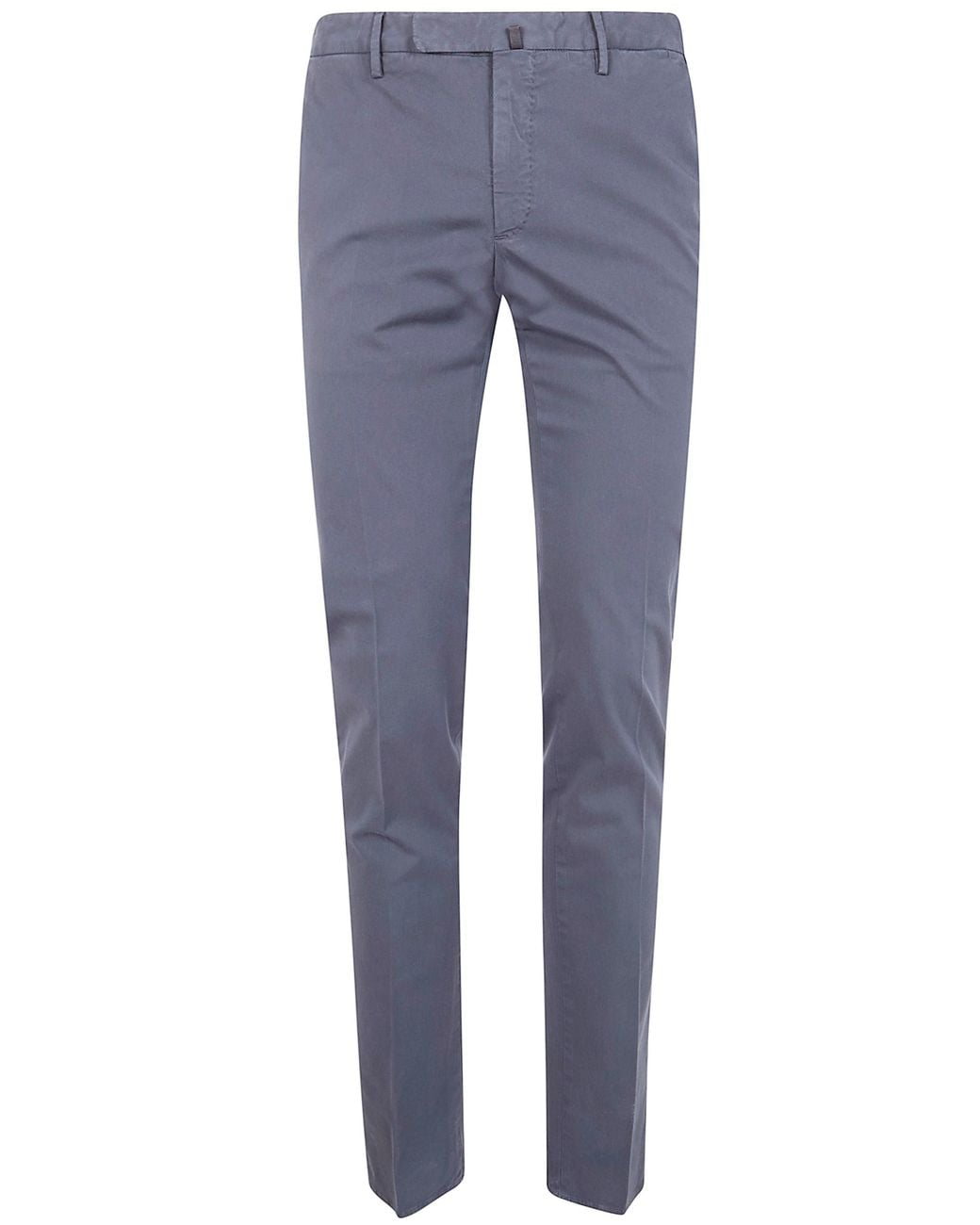 Incotex Blue Classic Chino Trousers for men
