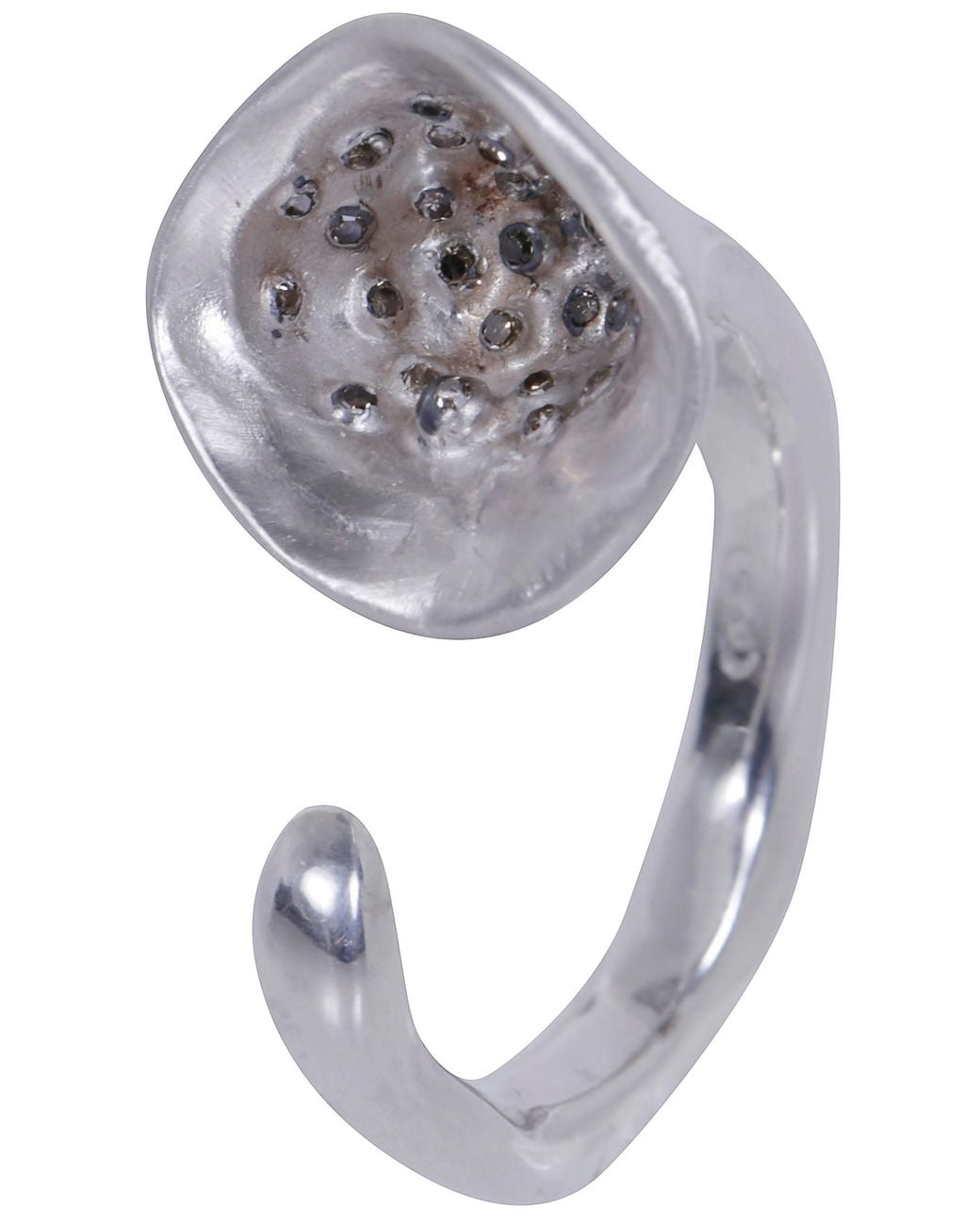 Rosa Maria Gray Ring "Sax 2"