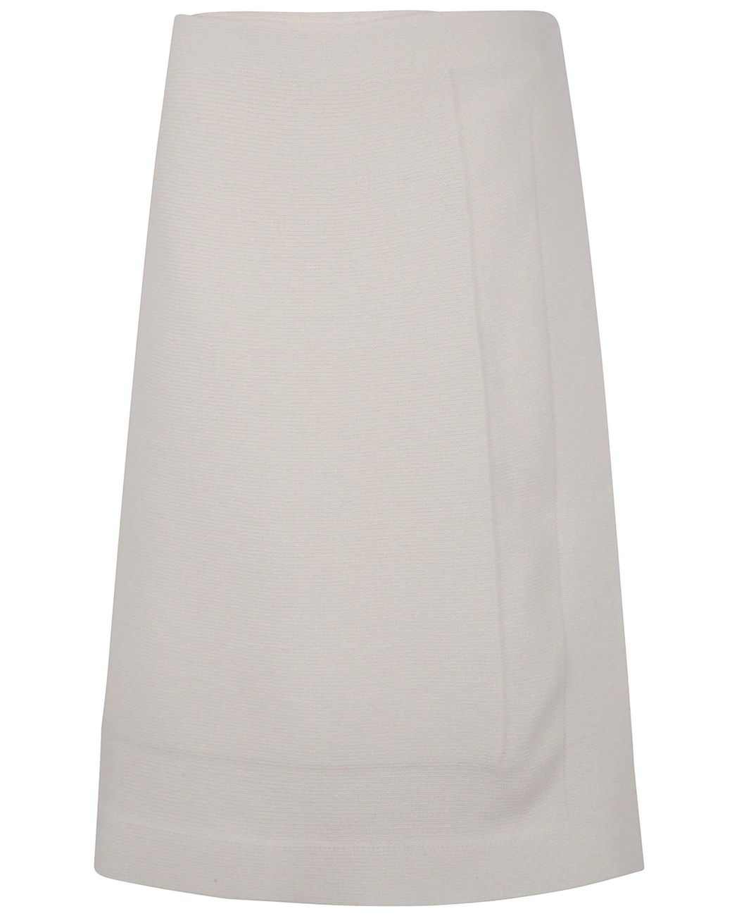 Jil Sander Natural "Padded Details" Skirt