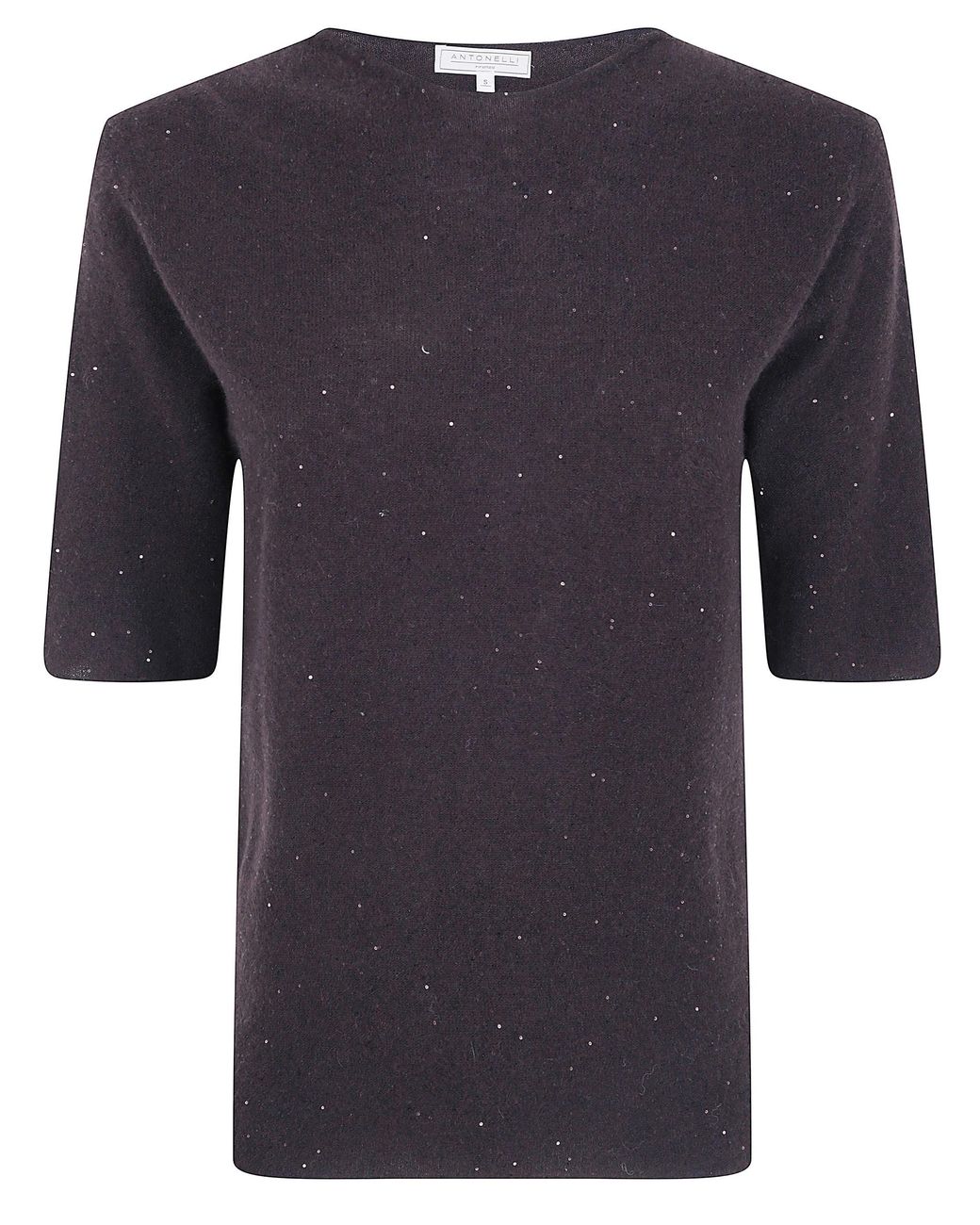 Antonelli Blue Sweater Short Sleeve "Fiemme"
