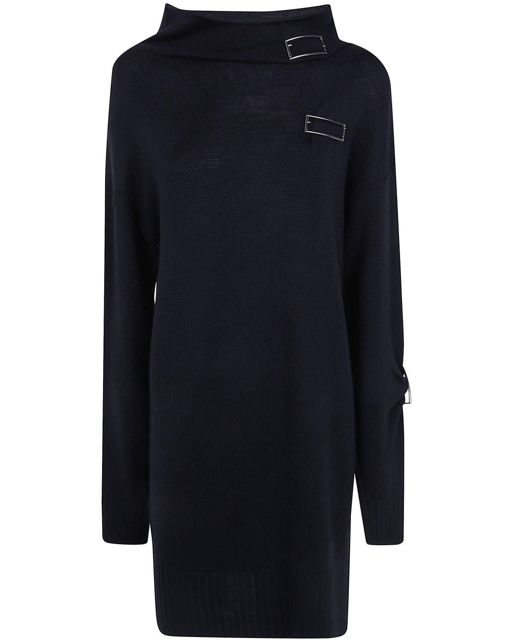 Pierantoniogaspari Blue Dress With Buckles