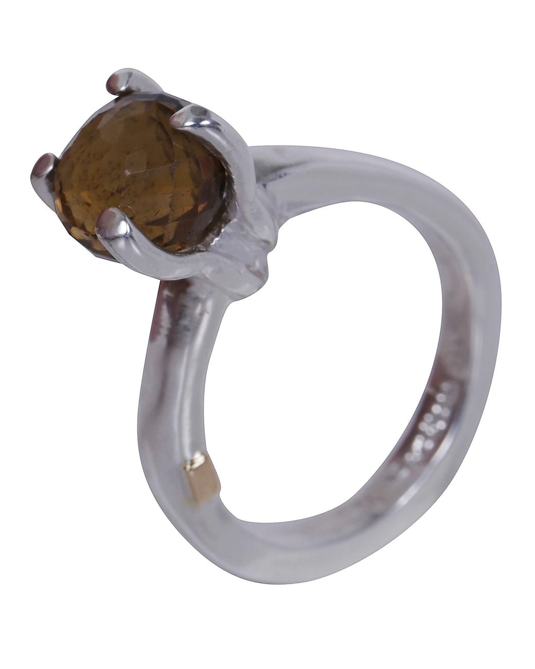 Rosa Maria Metallic Ring Citrine "Yoko S"