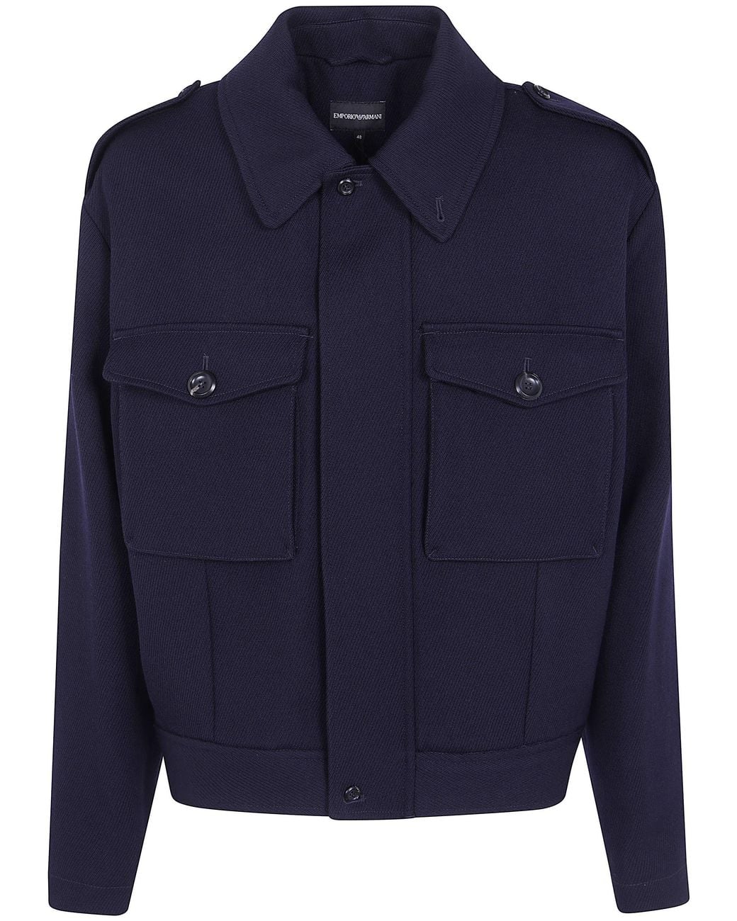Emporio Armani Blue Denim Classic Jacket for men