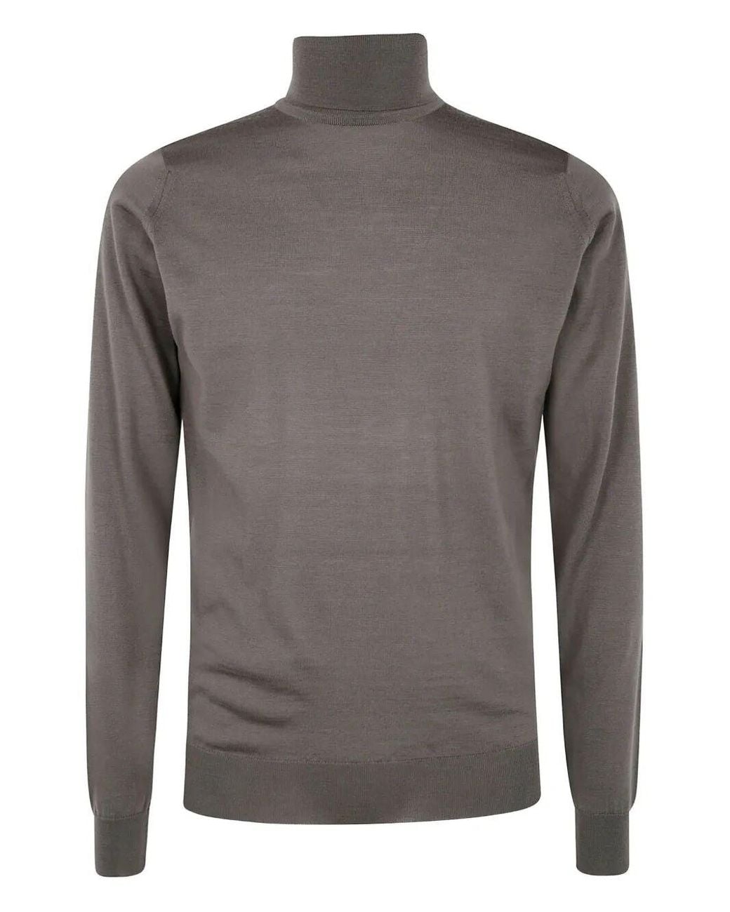 John Smedley Gray "Cherwell" V Neck Cardigan for men