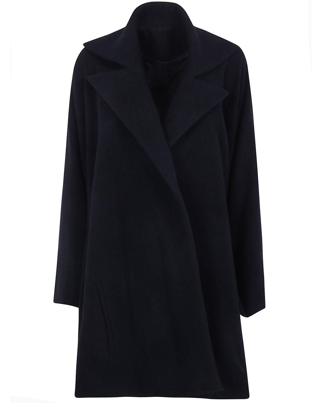 Yohji Yamamoto Blue Coat Cuffs Point