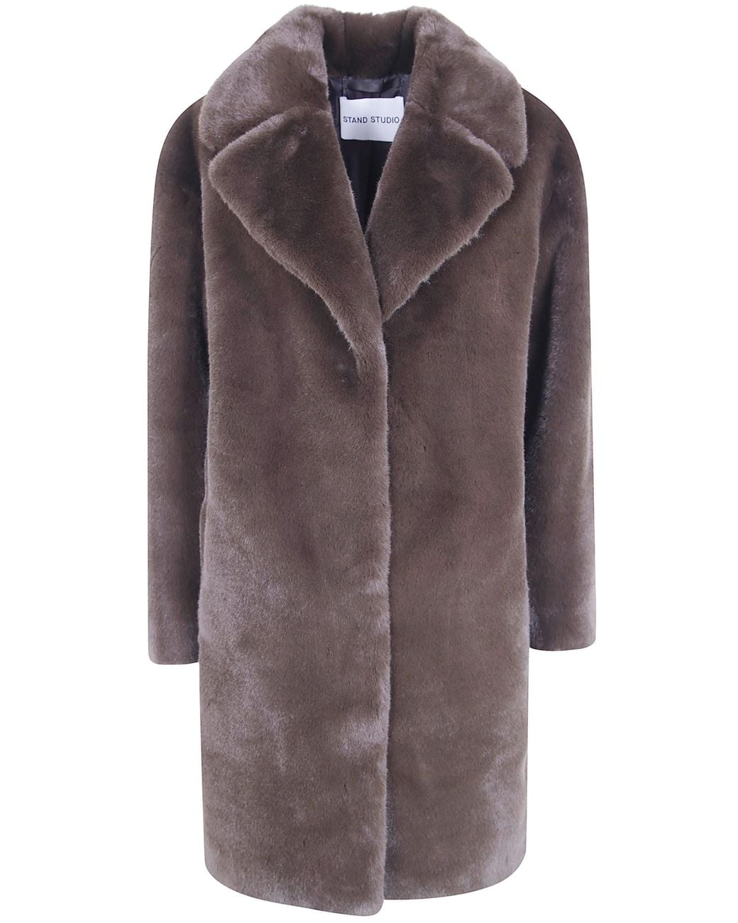 STAND Brown Teddy Coat "Camille"