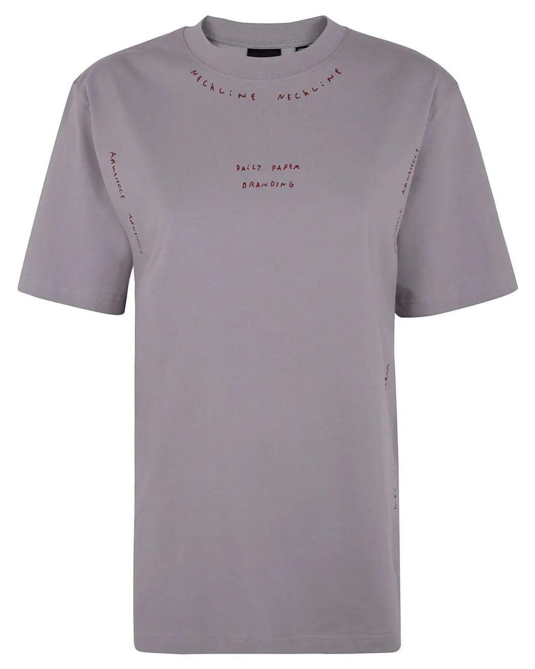 Daily Paper Purple Written T-Shirt