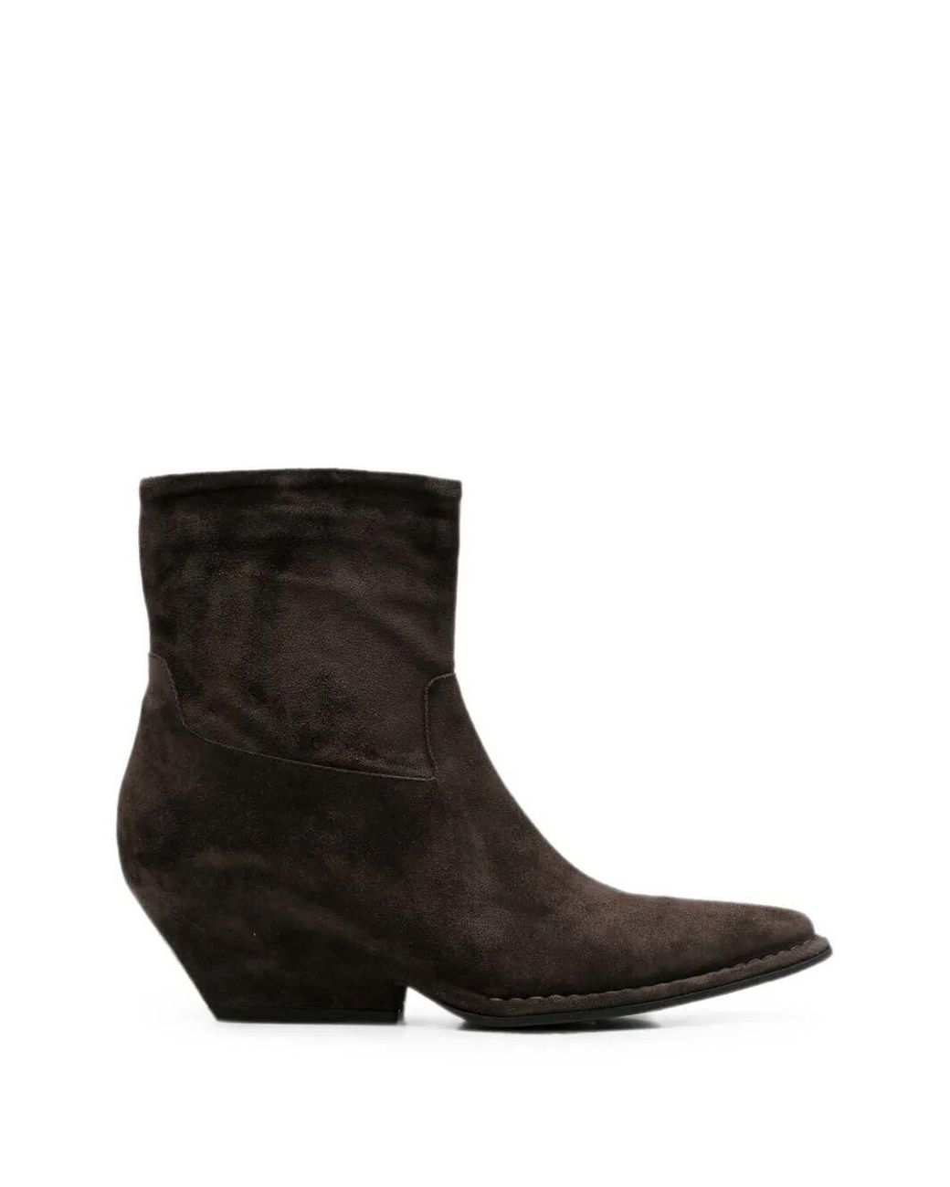 Roberto Del Carlo Black Boots Pointed Toe "Sonia"