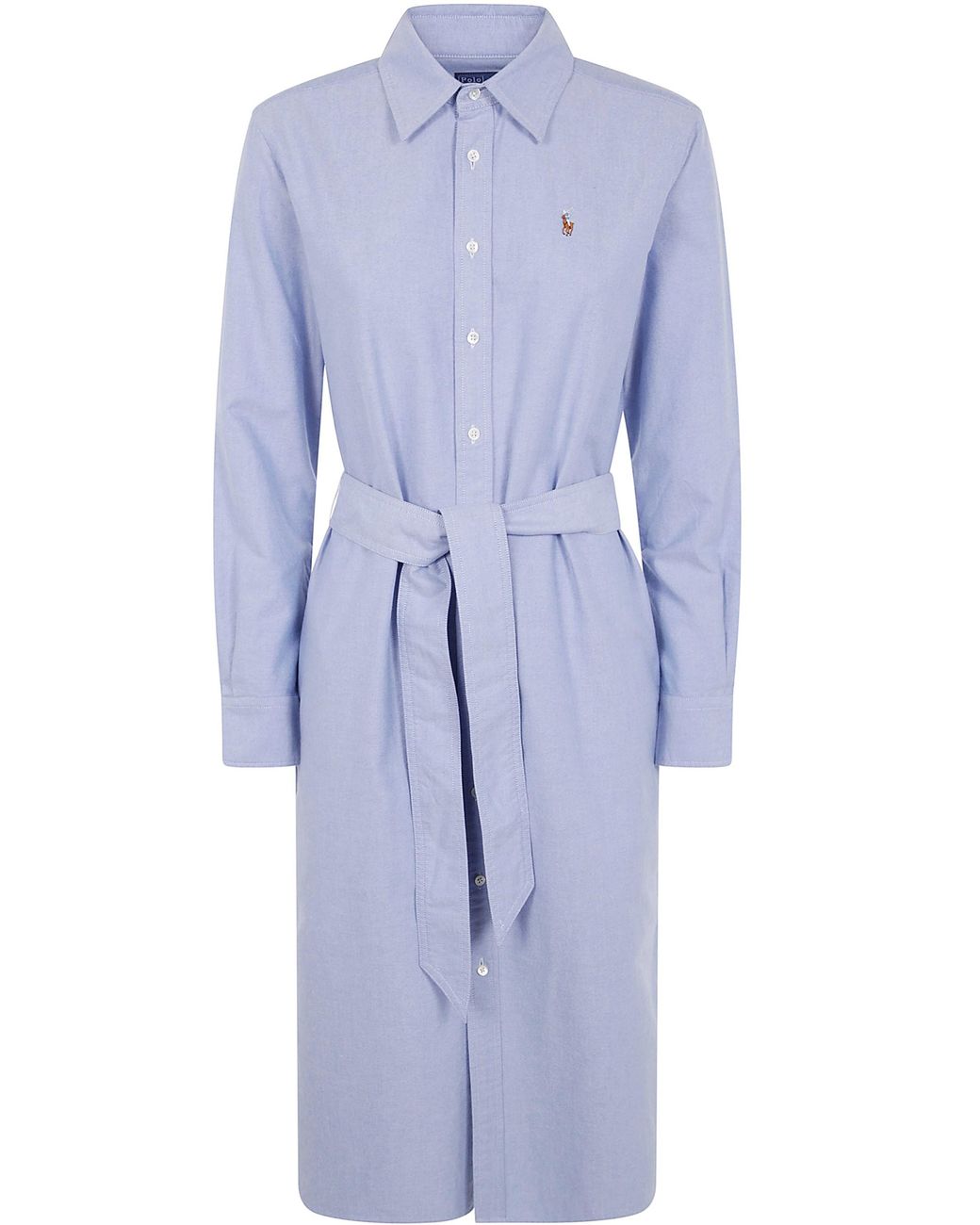Polo Ralph Lauren Blue Long Sleeve Day Dress