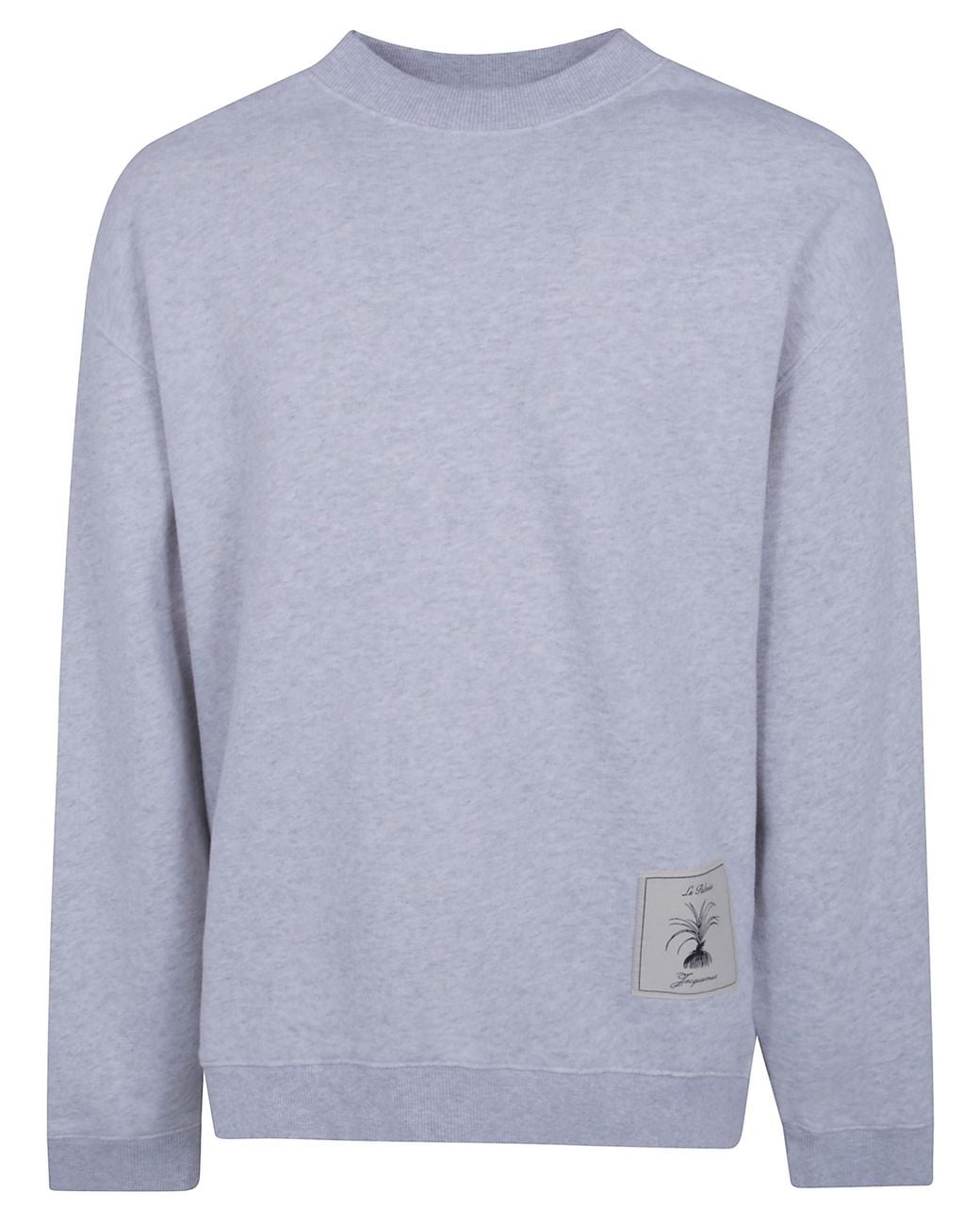 Jacquemus Blue Sweatshirt Round Neck "Le Sweatshirt Torneo" for men