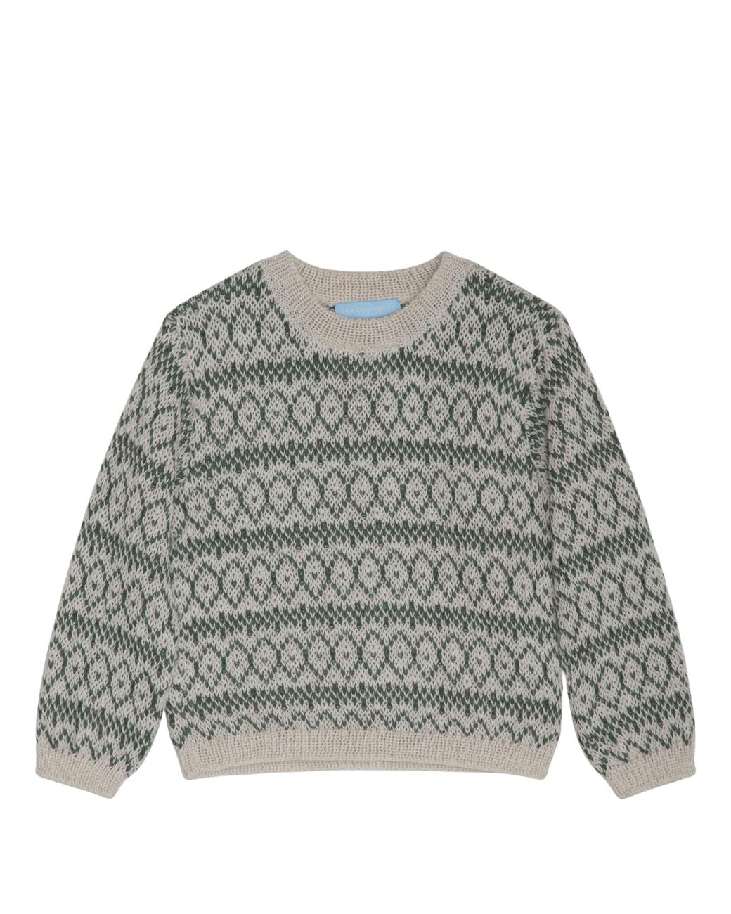 SERENDIPITY ORGANICS Gray Sweater Alpaca Pattern