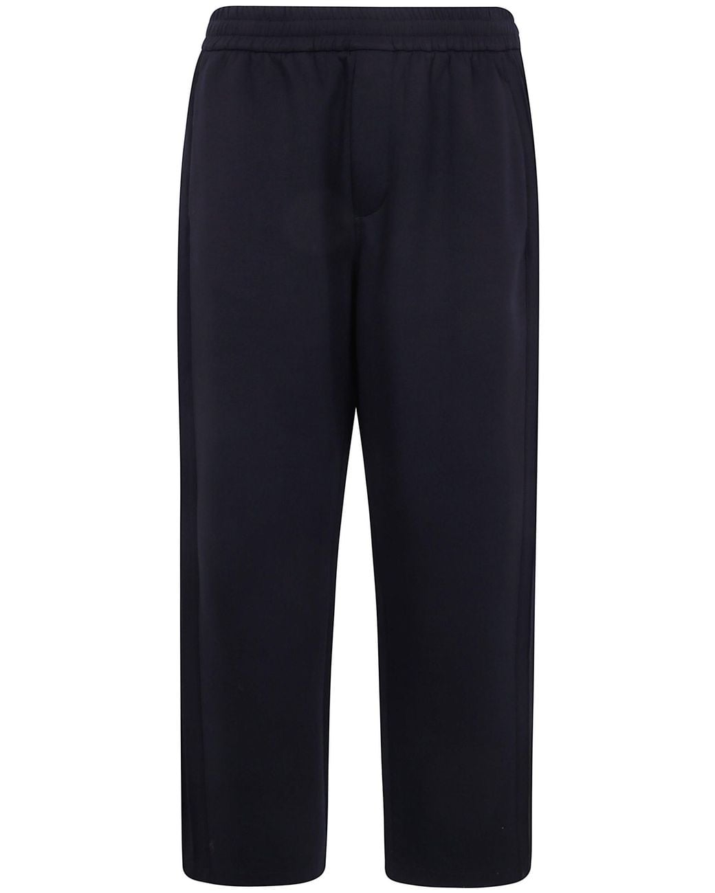 Emporio Armani Blue Track Wide Leg Trousers for men