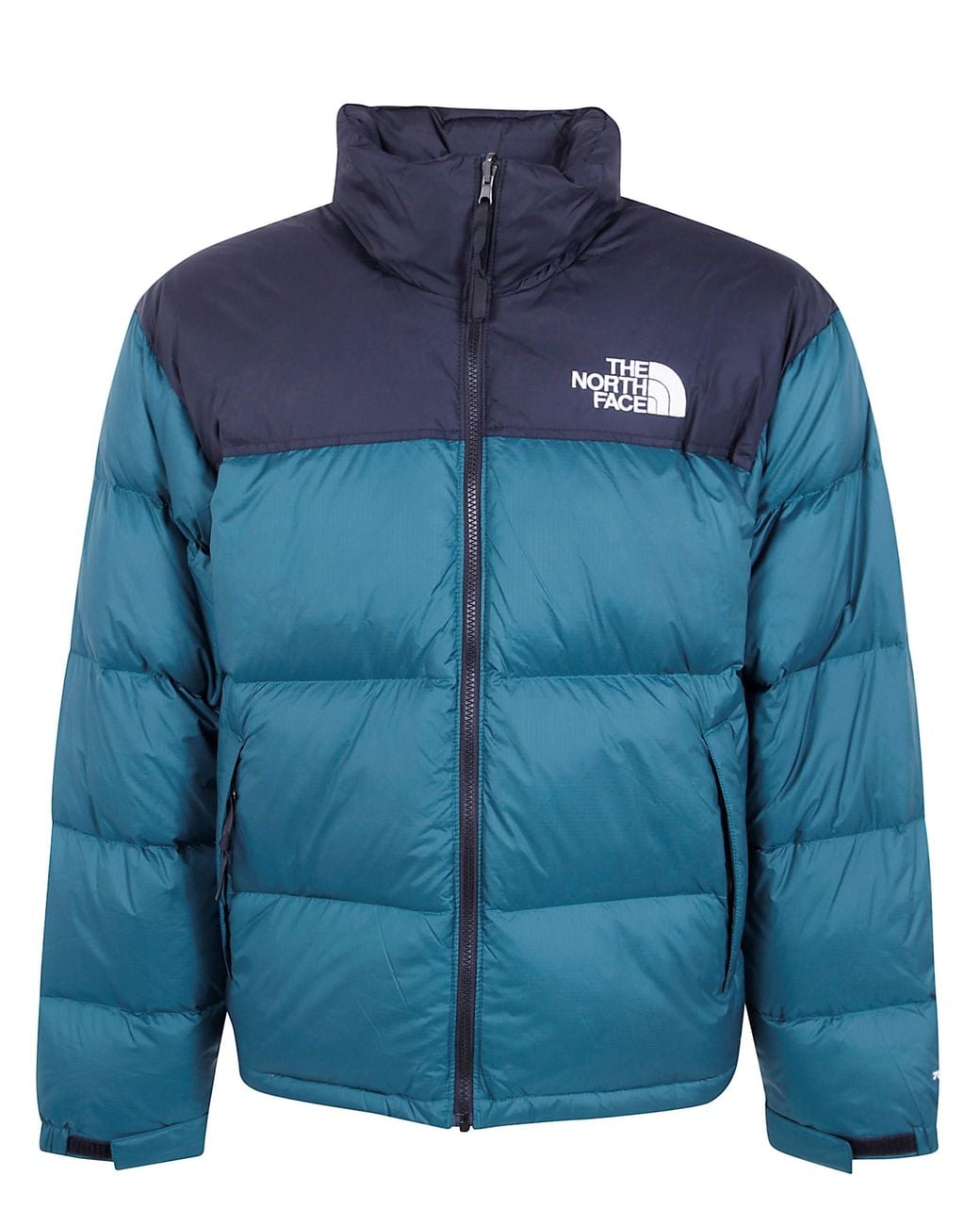 The North Face Blue Jacket Padded "1996 Retro Nuptse" for men