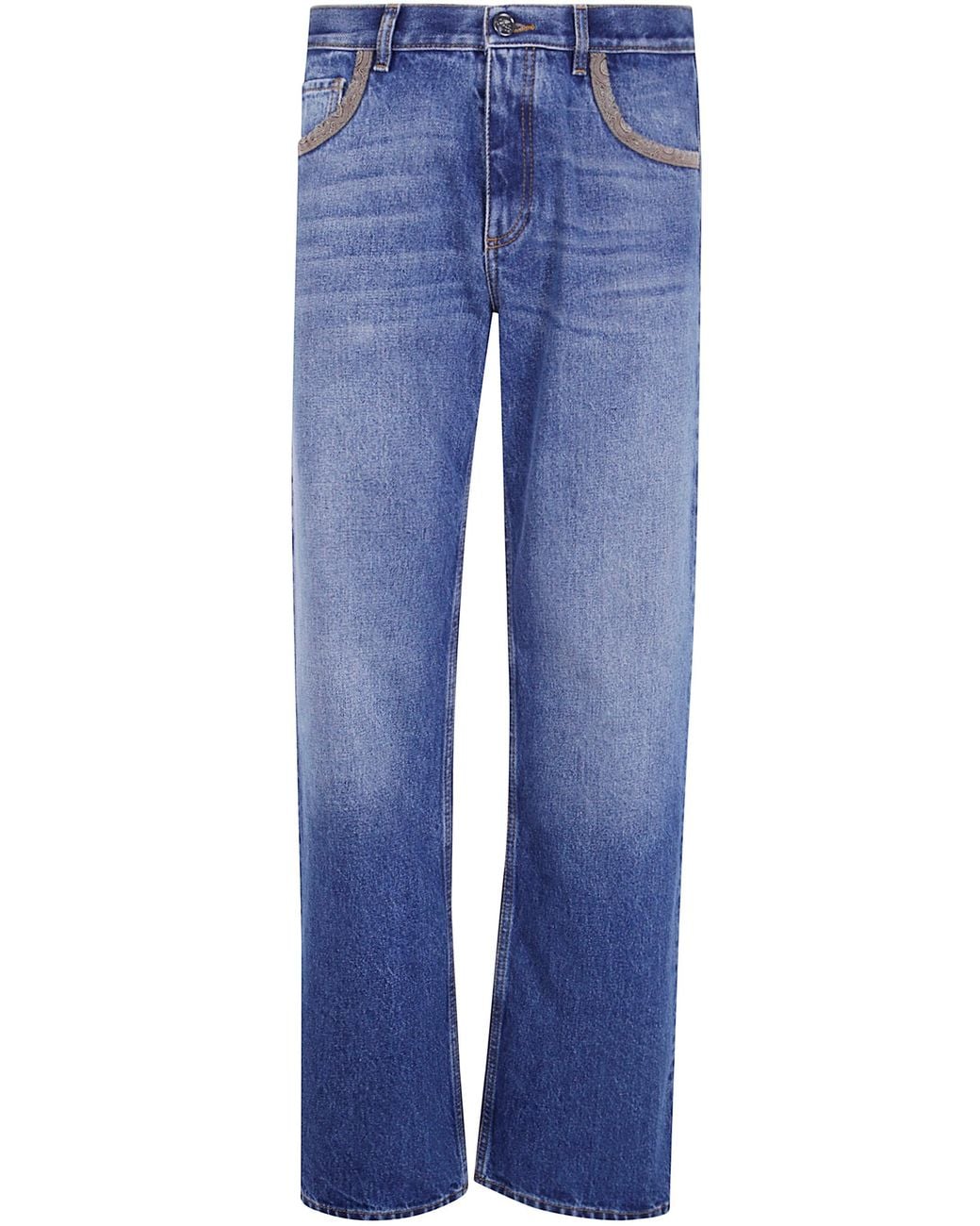 Etro Blue Jeans Straight "Mrnb0021Ac358S9091" for men