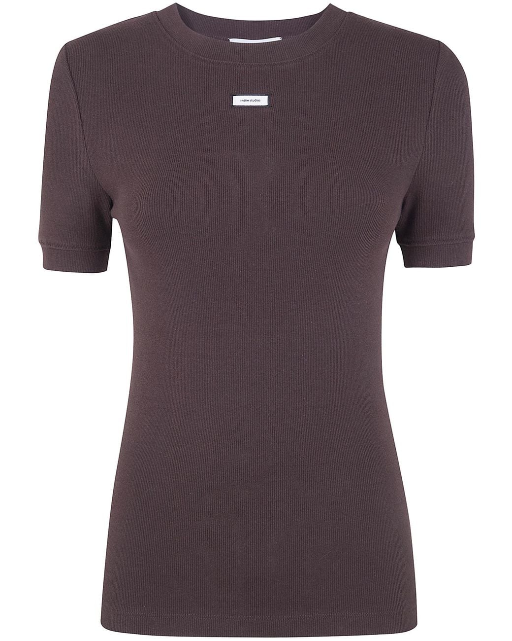 Entire studios Brown "Lounge" Tee