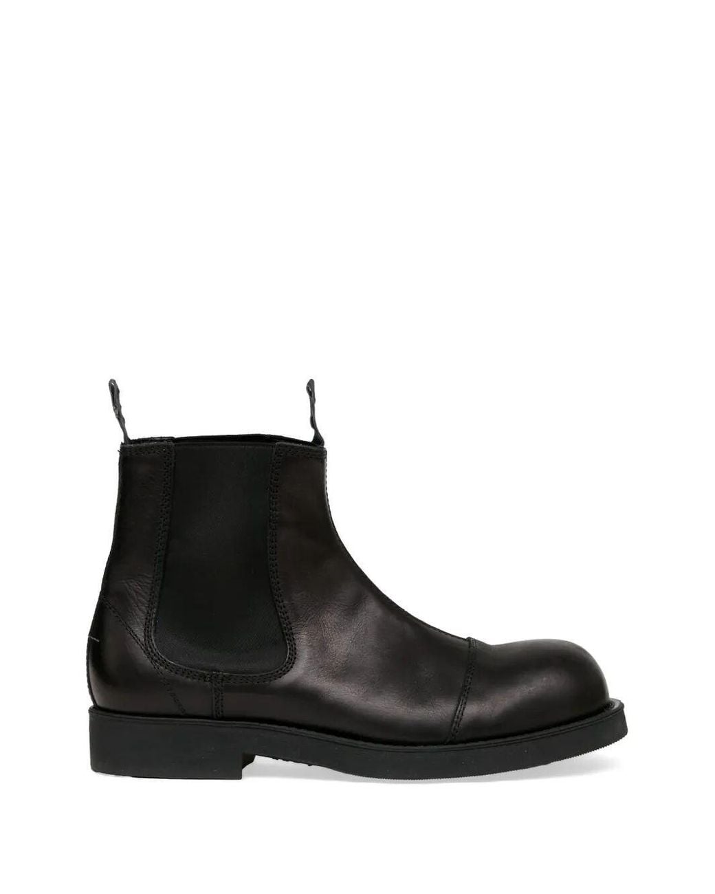 MM6 by Maison Margiela Black Greca Portico Loafers for men