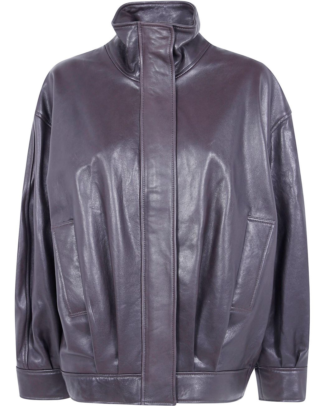 Arma Blue Jacket Leather "Paula"