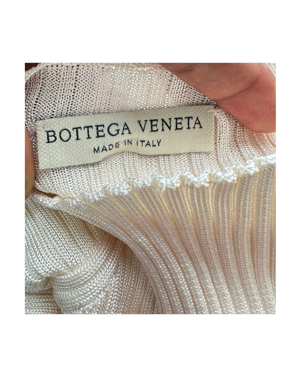 Bottega Veneta Natural Bottega Turtleneck Sweater