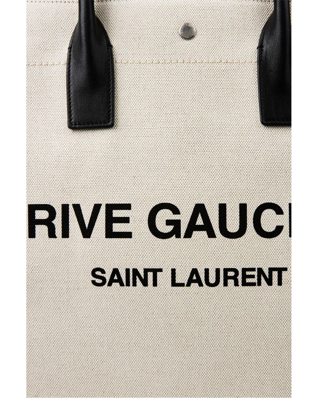 Saint Laurent Natural Small Rive Gauche Tote