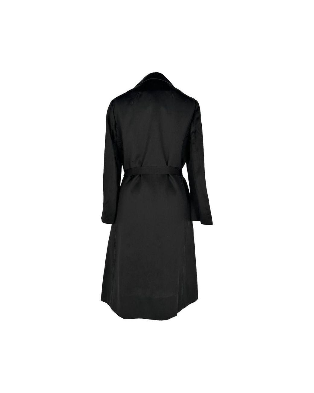 Dolce & Gabbana Black Dolce & Gabbana Belted Trench Coat
